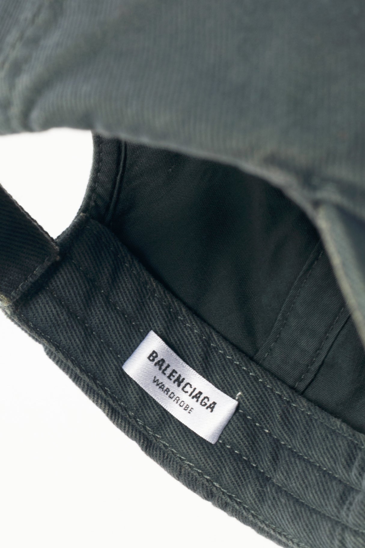 Balenciaga "Green" Logo Twill Classic Baseball Cap