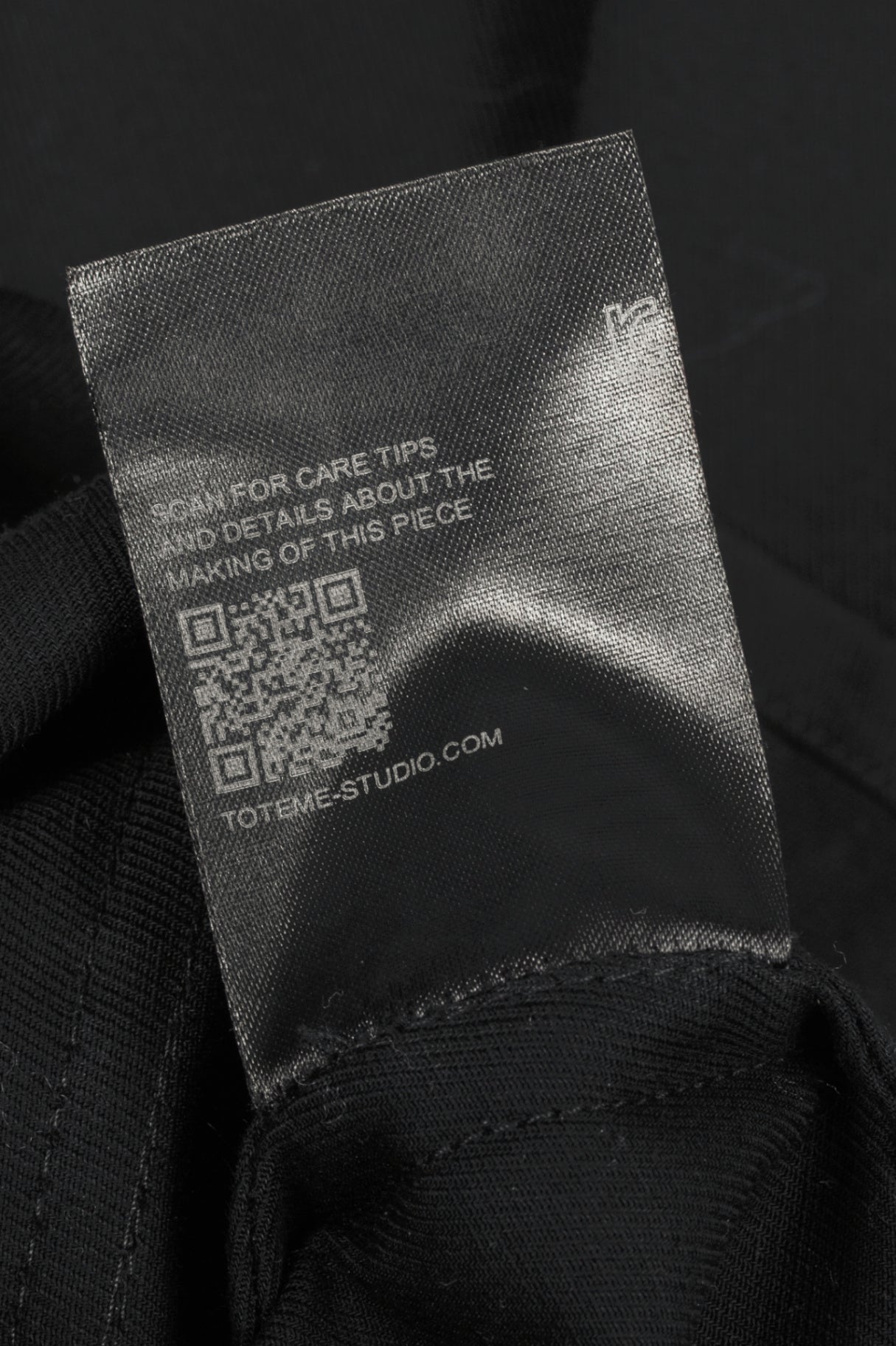 Toteme Black Cotton Twill Overshirt Jacket
