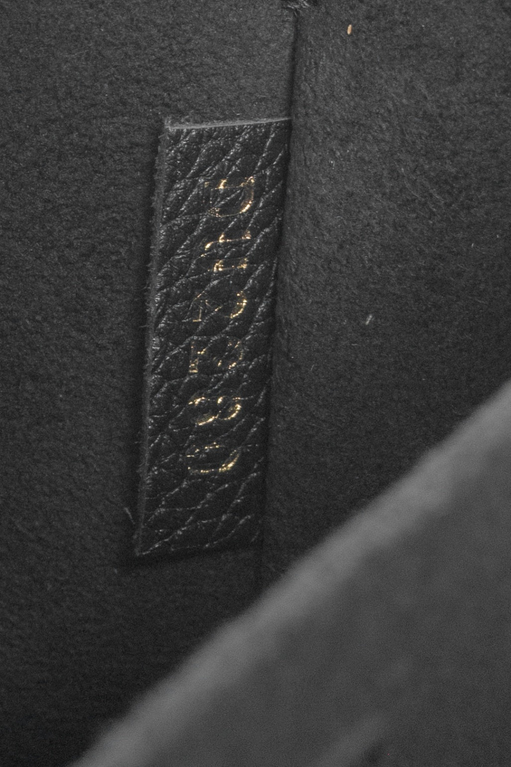 Louis Vuitton Lockme Chain PM Noir Grained Calfskin Shoulder Bag