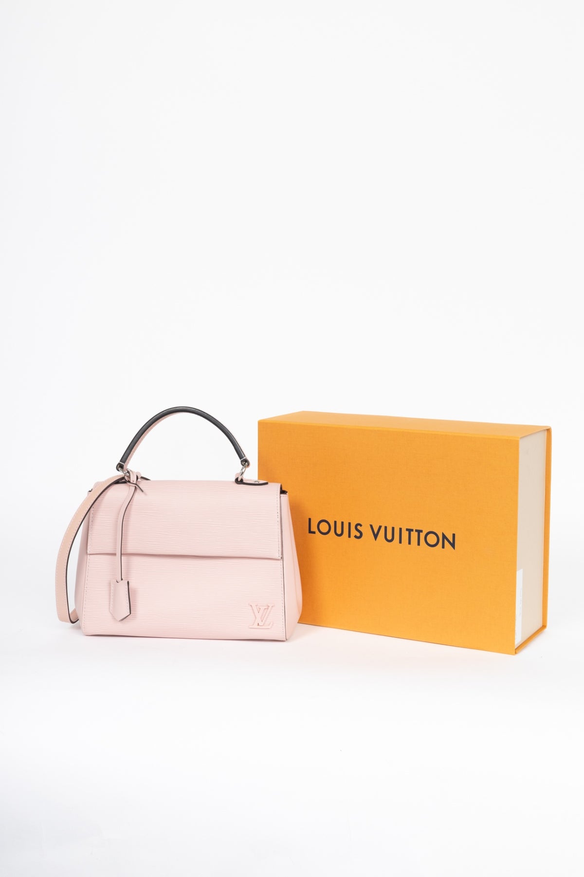 Louis Vuitton Cluny BB Rose Ballerine Epi Leather Handbag