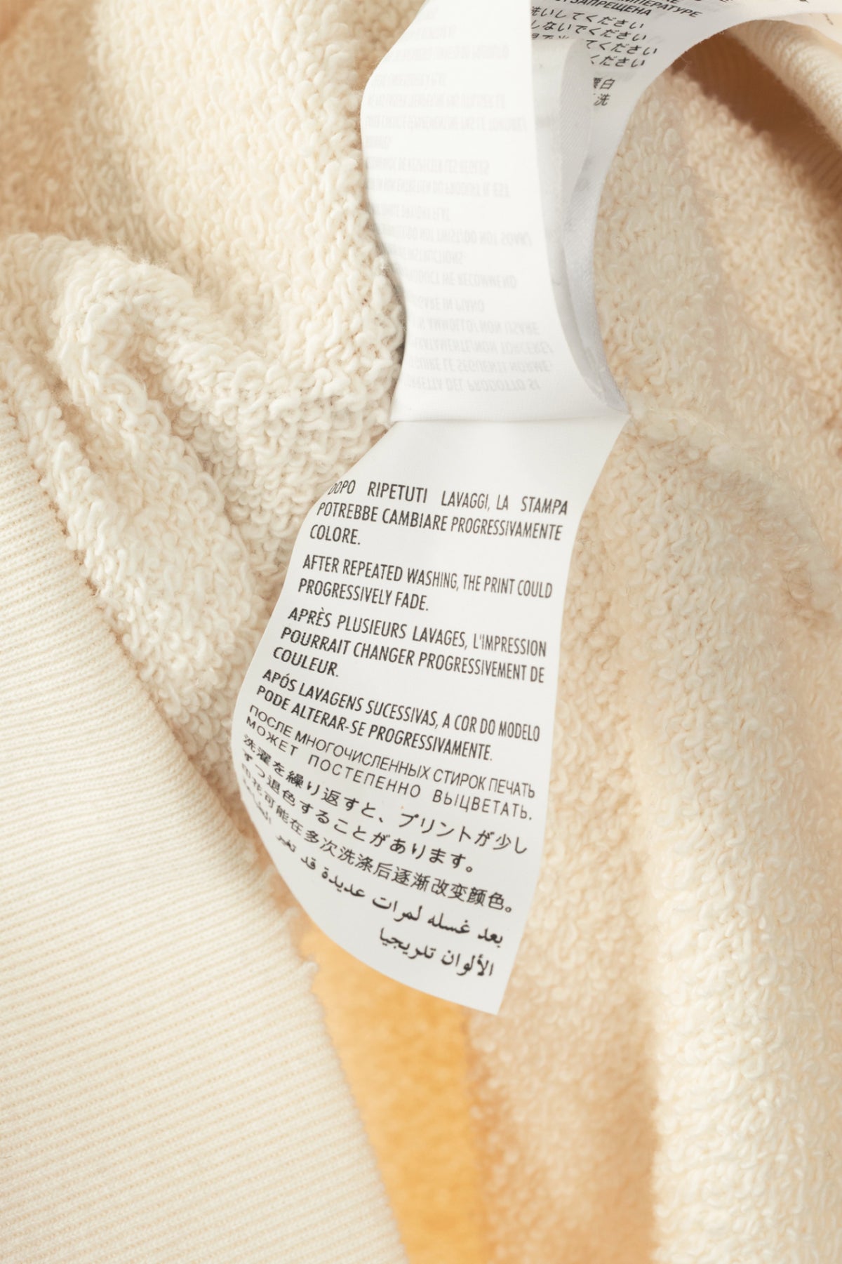 Gucci Off-White Cotton French-Terry Logo-Graphic Hoodie