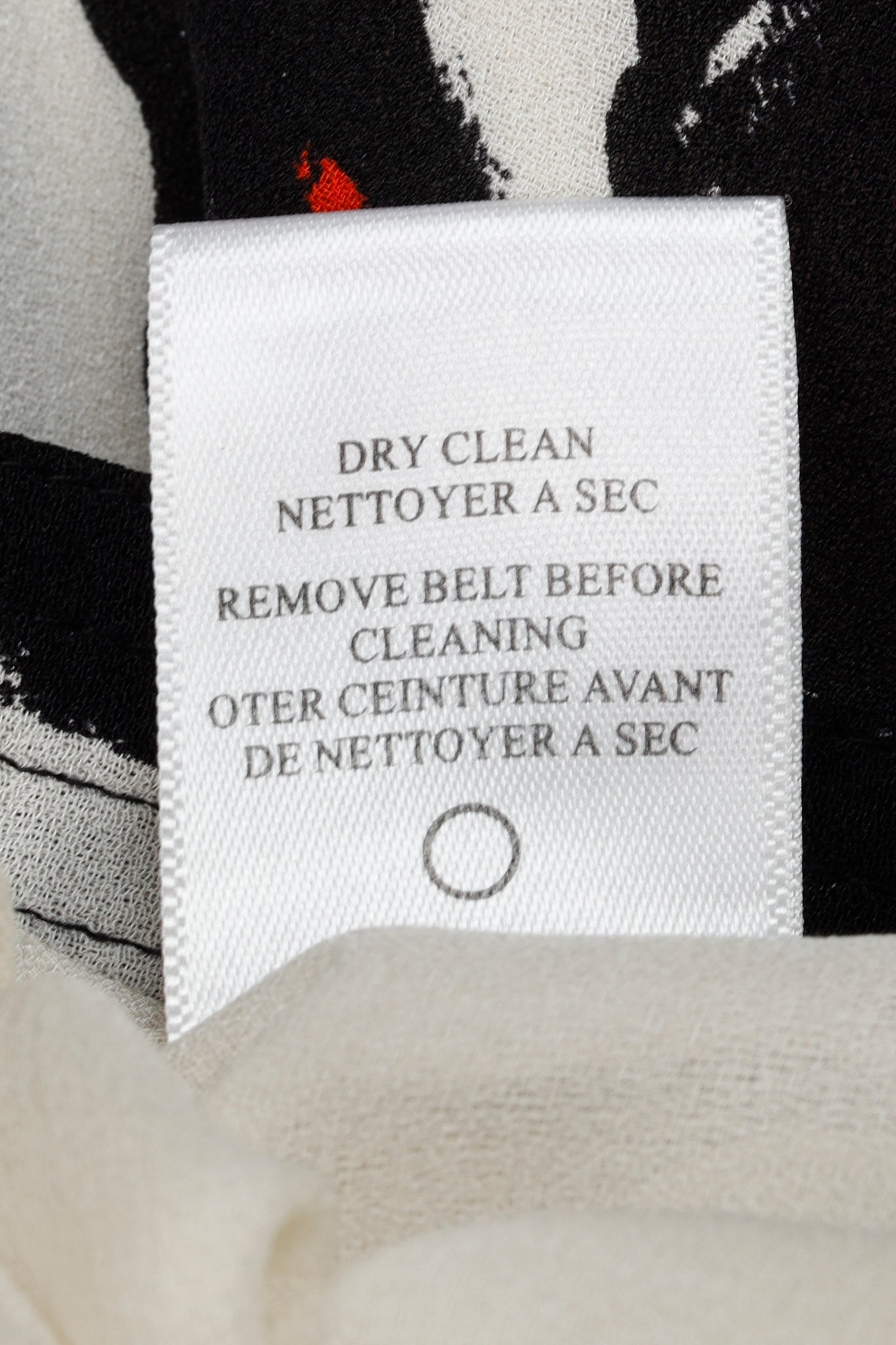 A.L.C. White & Black Bias Silk Painted Floral Skirt