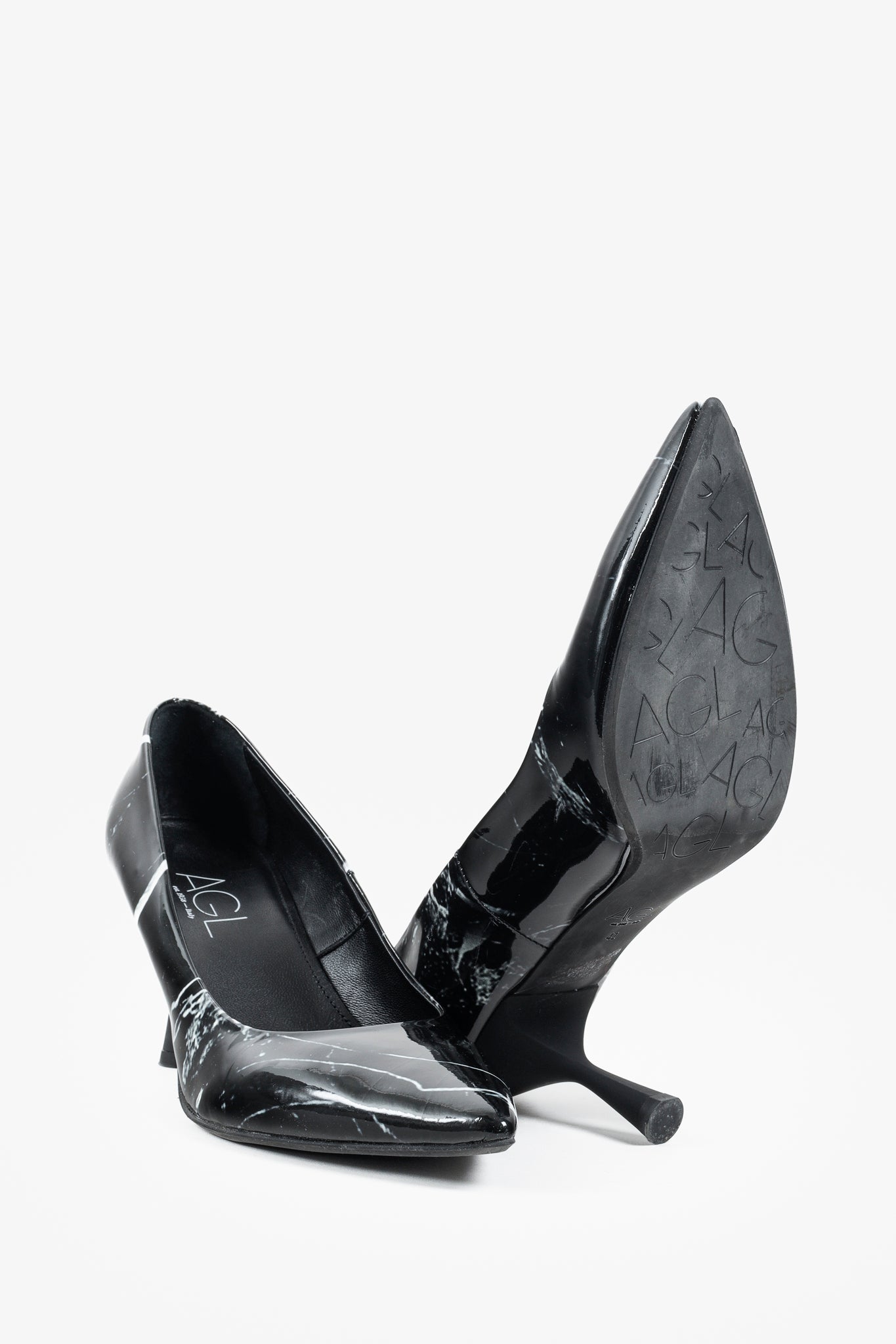 AGL Isoldie Black Marble Pump