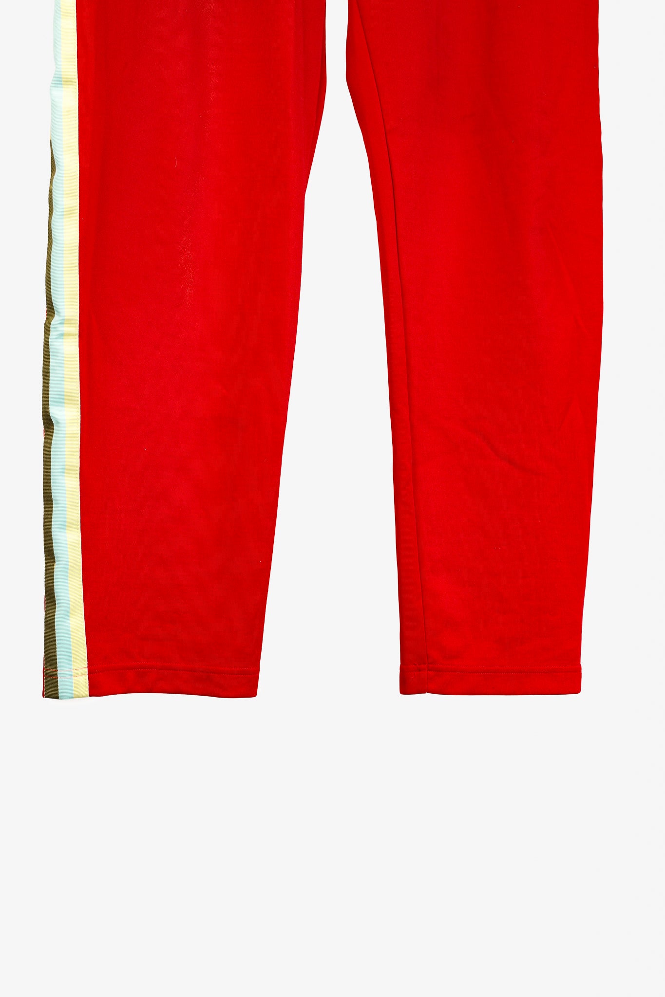 Acne Studios Norwich Face Red Jersey Taped Track Pants