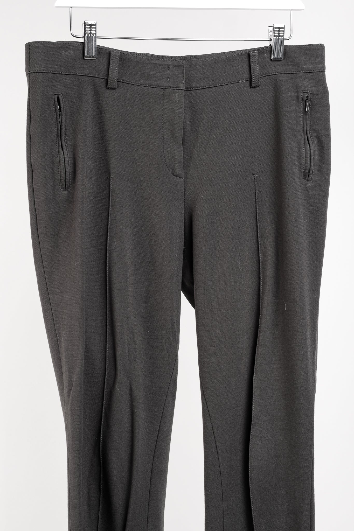 Akris Punto Grey Stretch Ponte Trousers