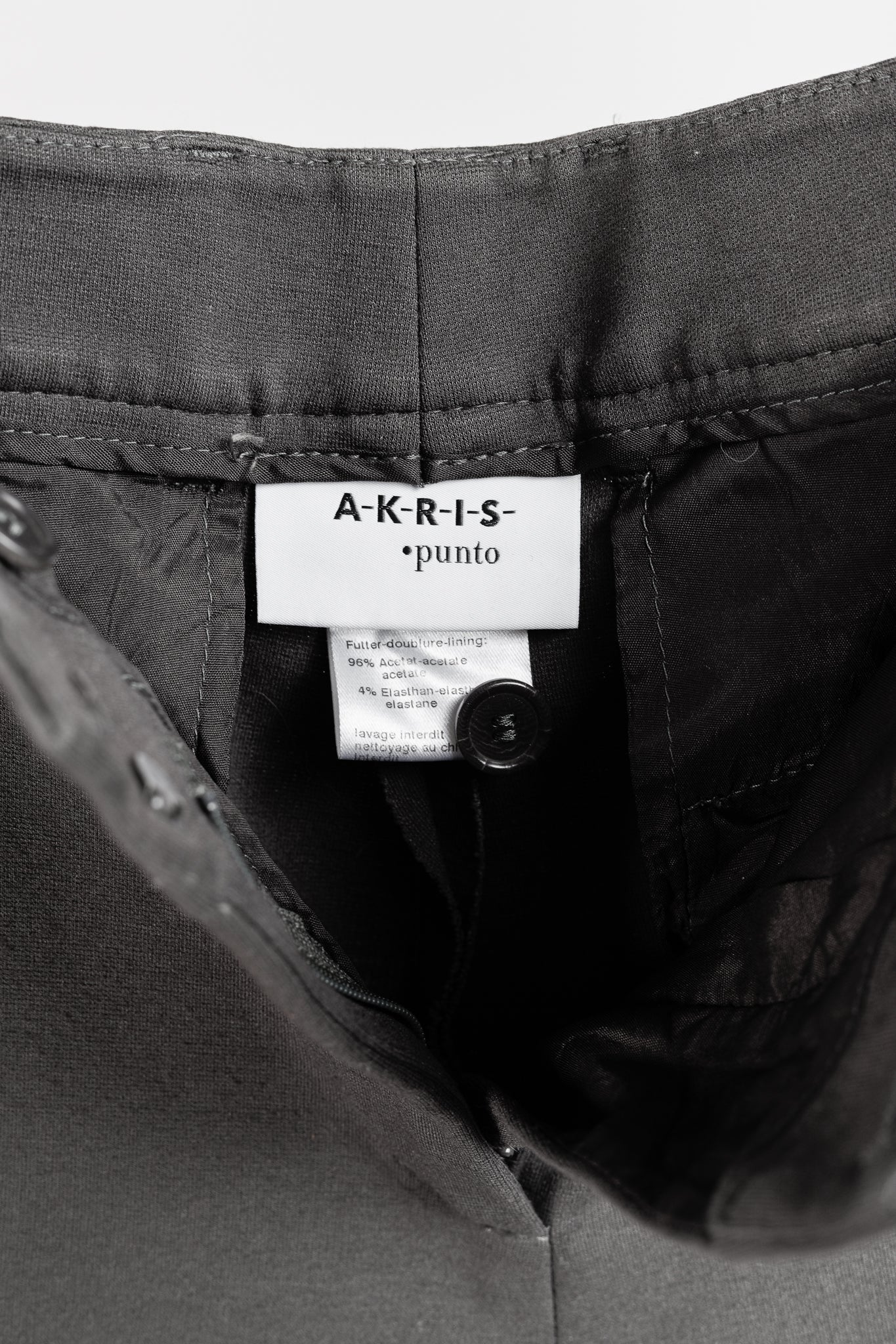 Akris Punto Grey Stretch Ponte Trousers