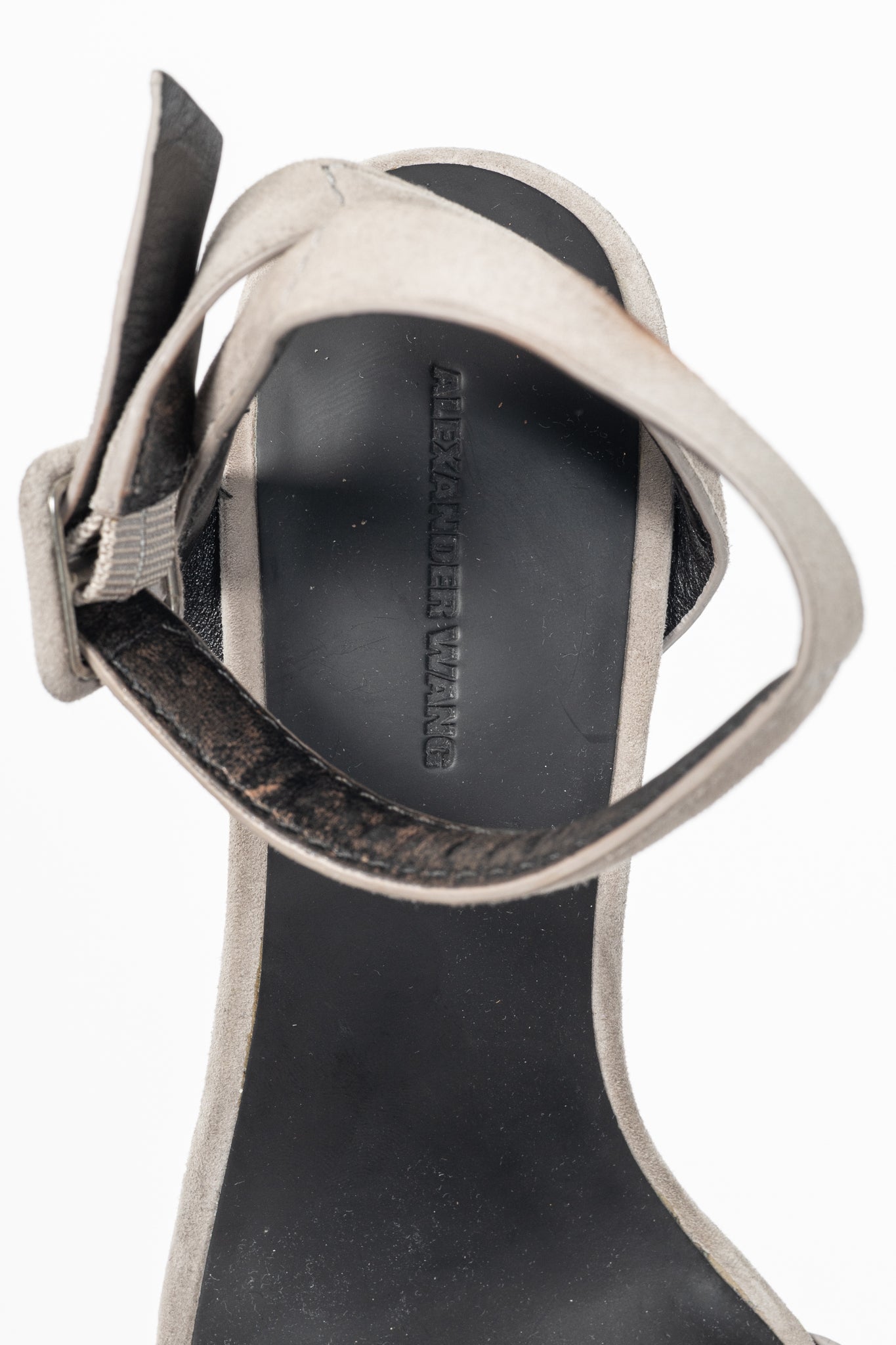 Alexander Wang Lovisa Taupe Suede Pointed-Toe Pumps