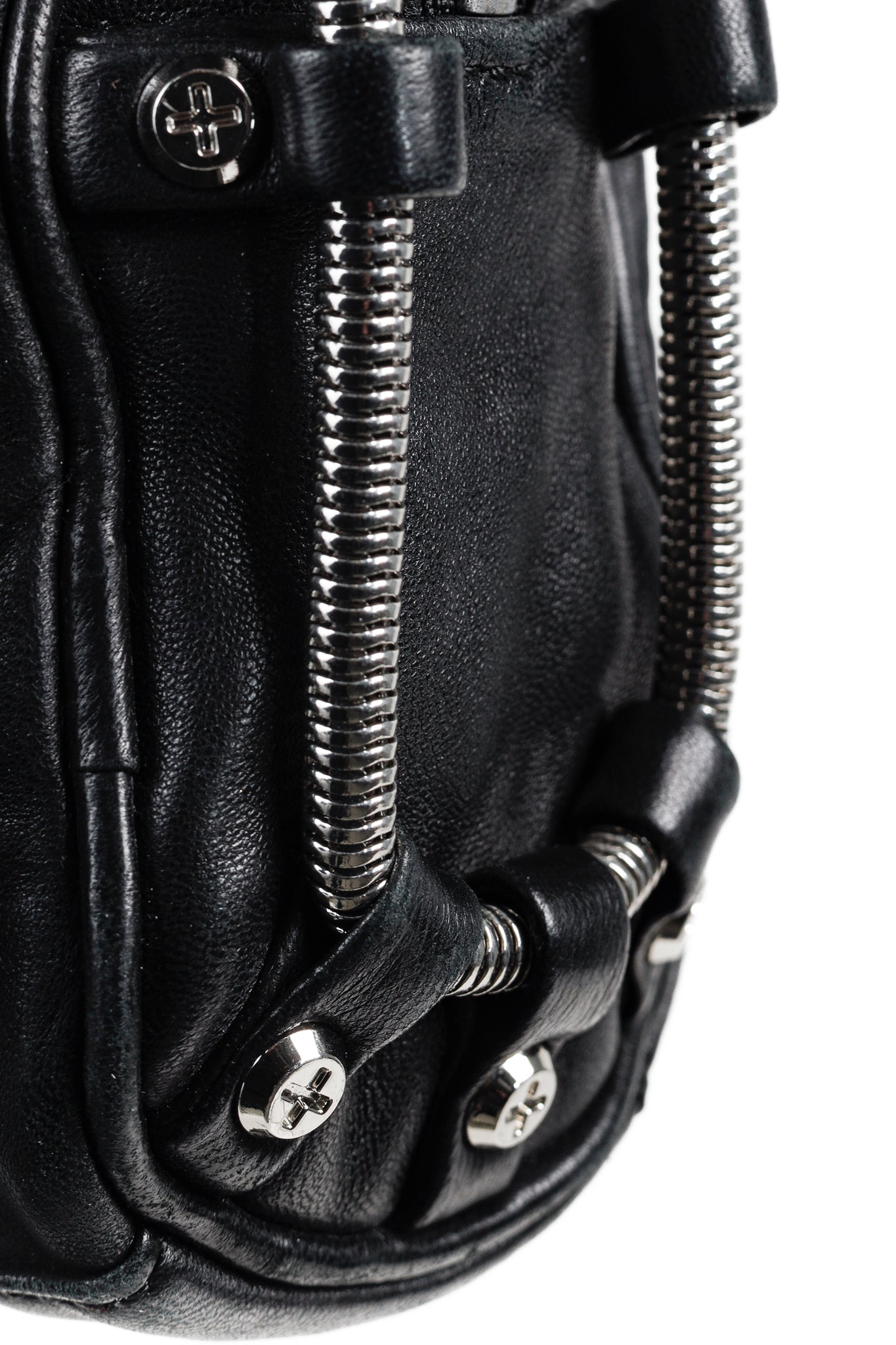 Alexander Wang Mini Brenda Black Leather Crossbody Bag