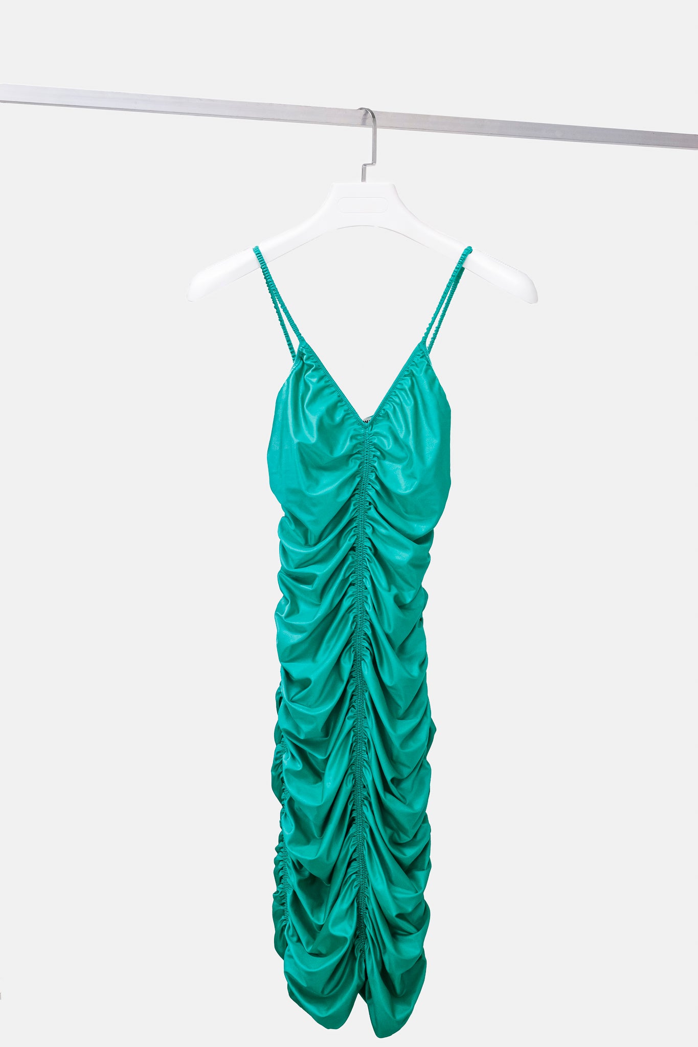 Alexander Wang Poison Ivy Ruched Cami Slip Dress