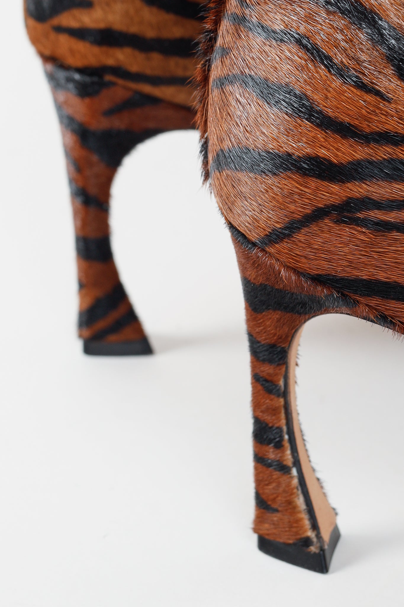 Alexandre Birman Kyra Brown Haircalf Zebra Knee-High Boots