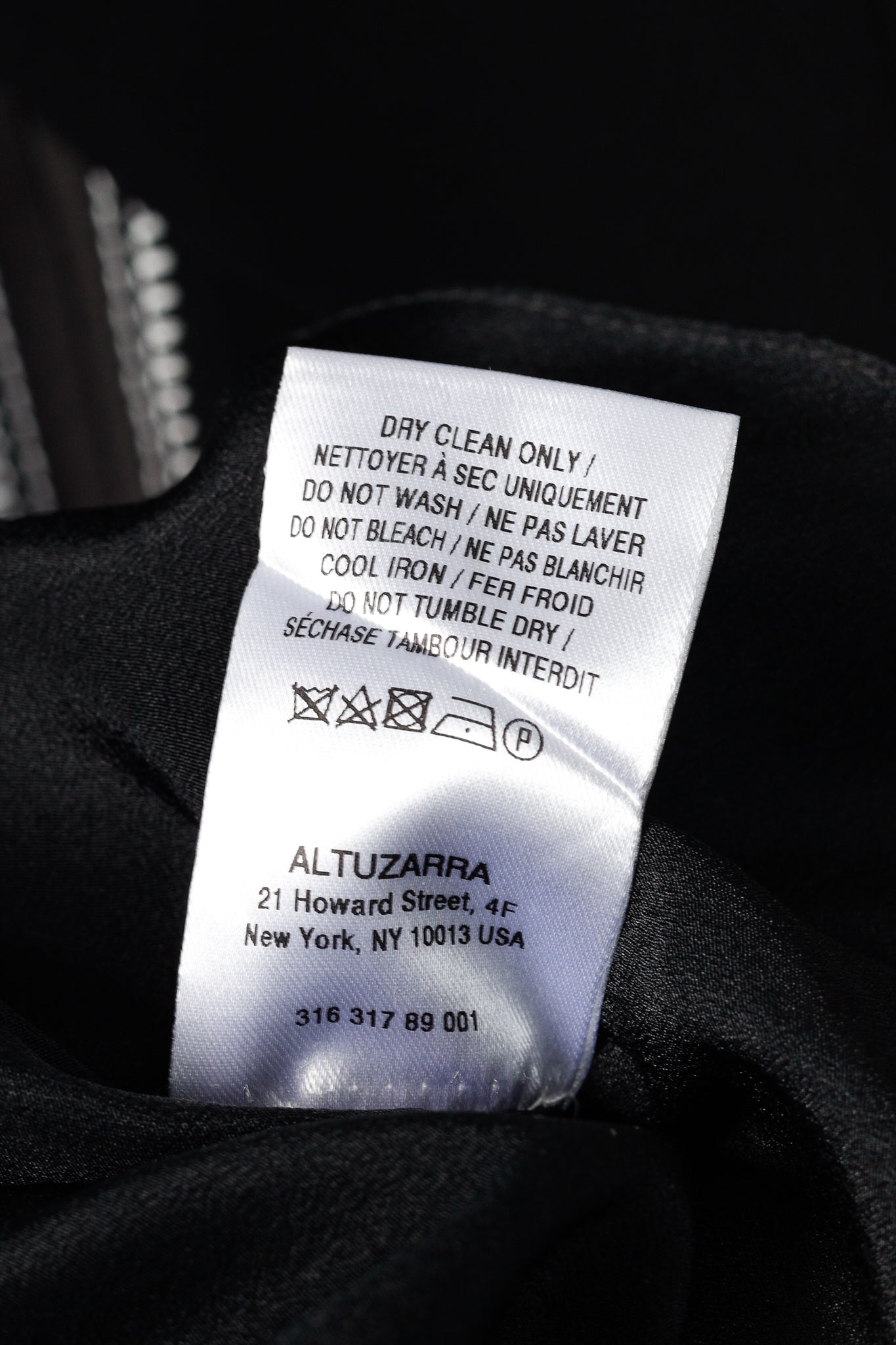 Altuzarra Sophia Black Crepe Satin-Trim Fluted-Hem Midi Dress
