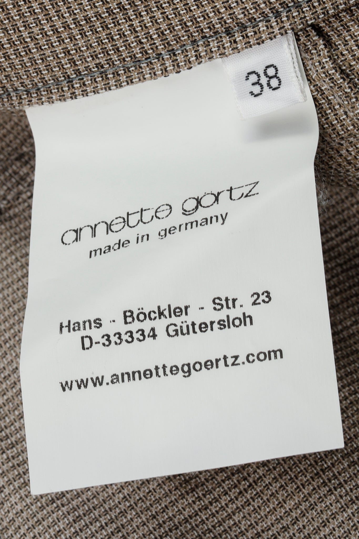 Annette Gortz SS/16 Eric Brown Linen-Blend Skinny Pants