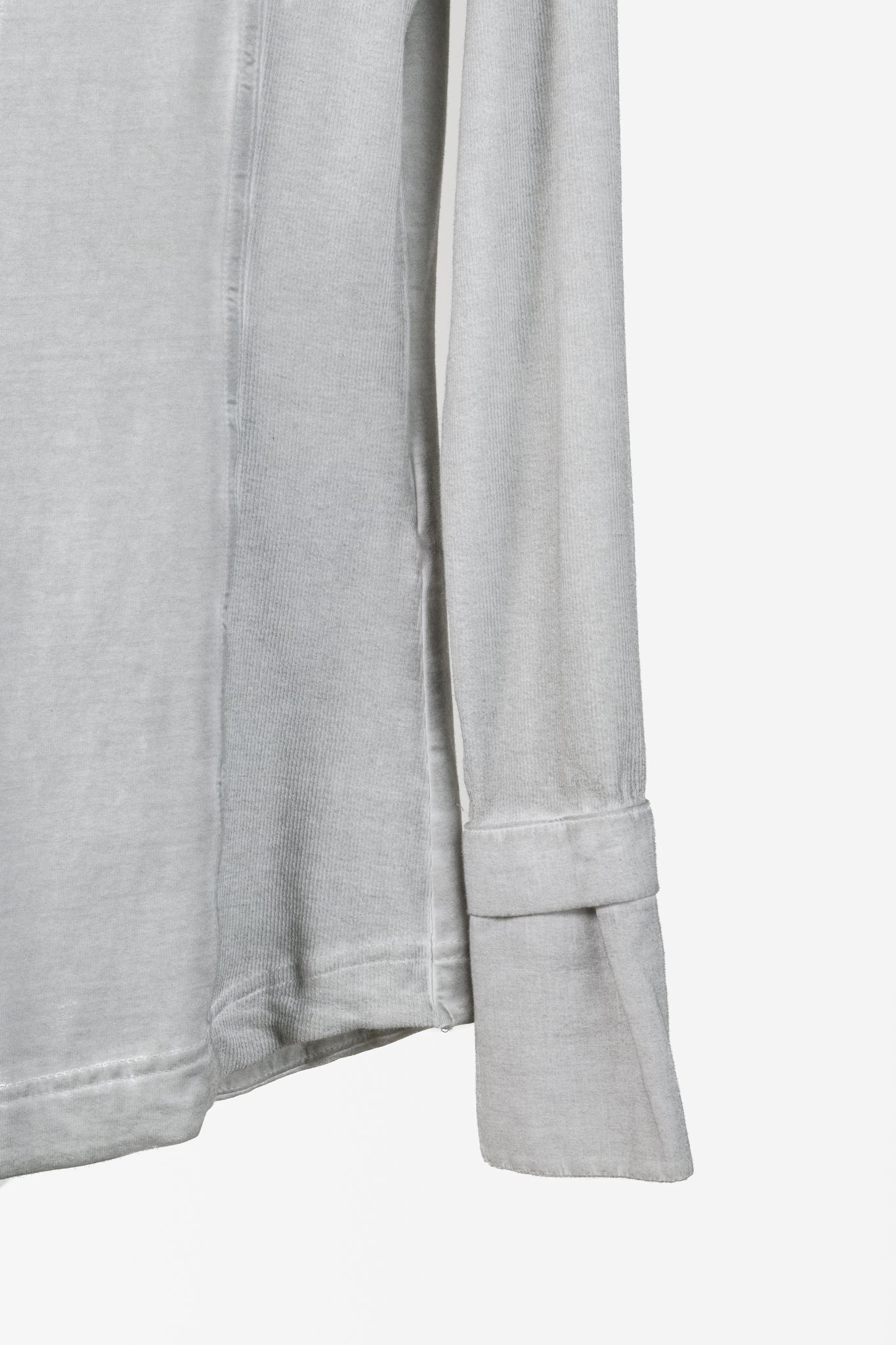 Annette Gortz Grey Combination Pullover Collar and Cuffs Shirt