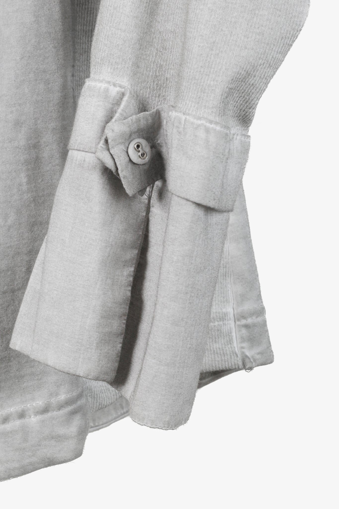Annette Gortz Grey Combination Pullover Collar and Cuffs Shirt