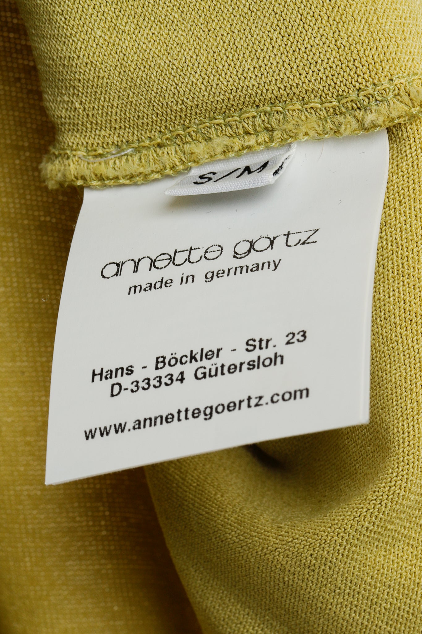 Annette Gortz SS/13 Liam Yellow Cotton-Blend Front-Zip Sweater