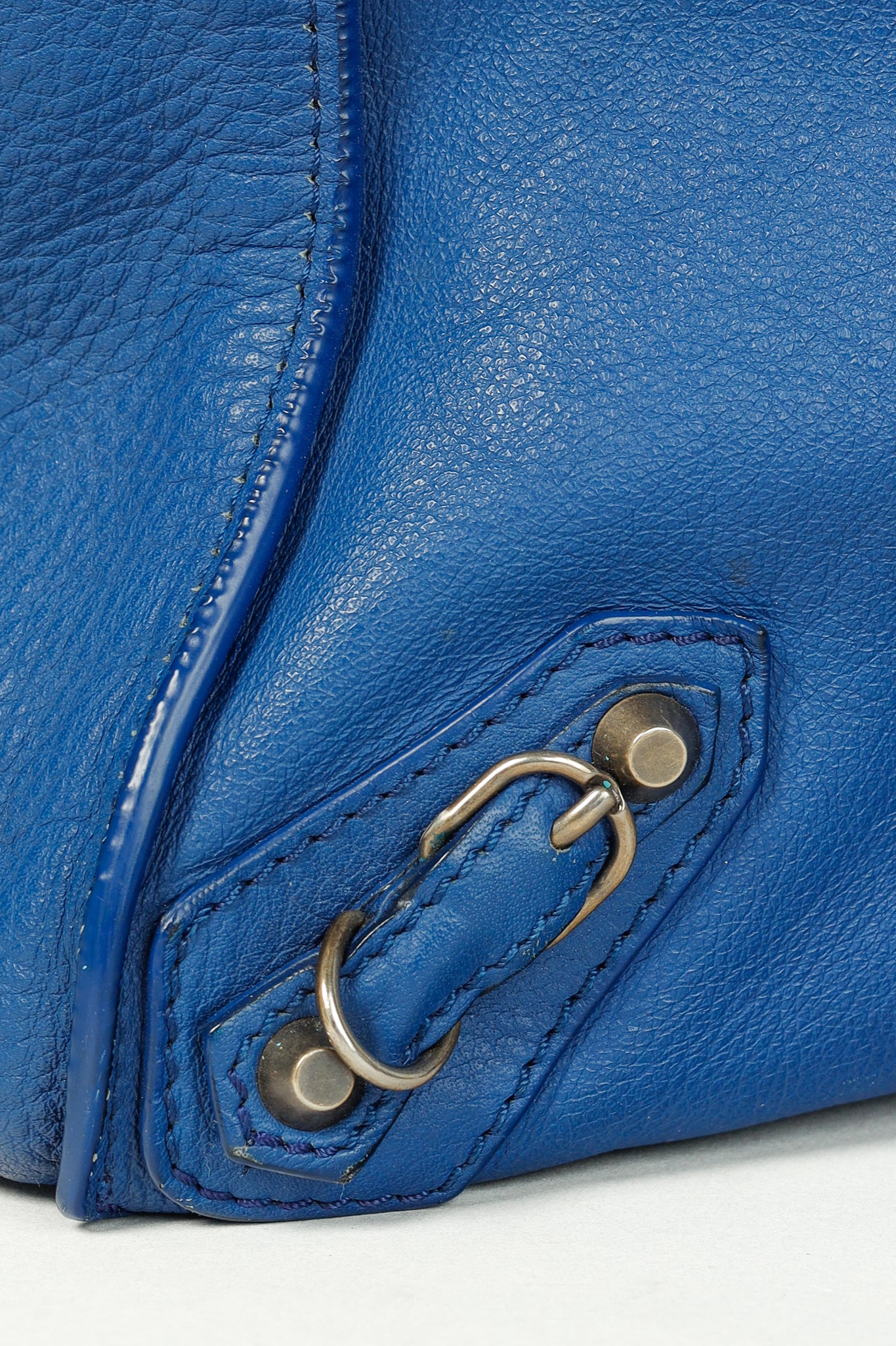 Balenciaga Papier A4 Tote Blue Soft Calfskin Bag