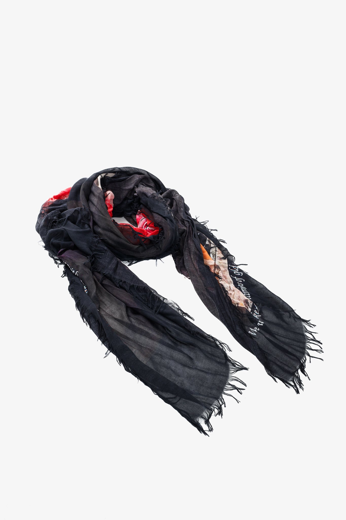 Shulamite Woman Multicolour Fringed Blanket Scarf