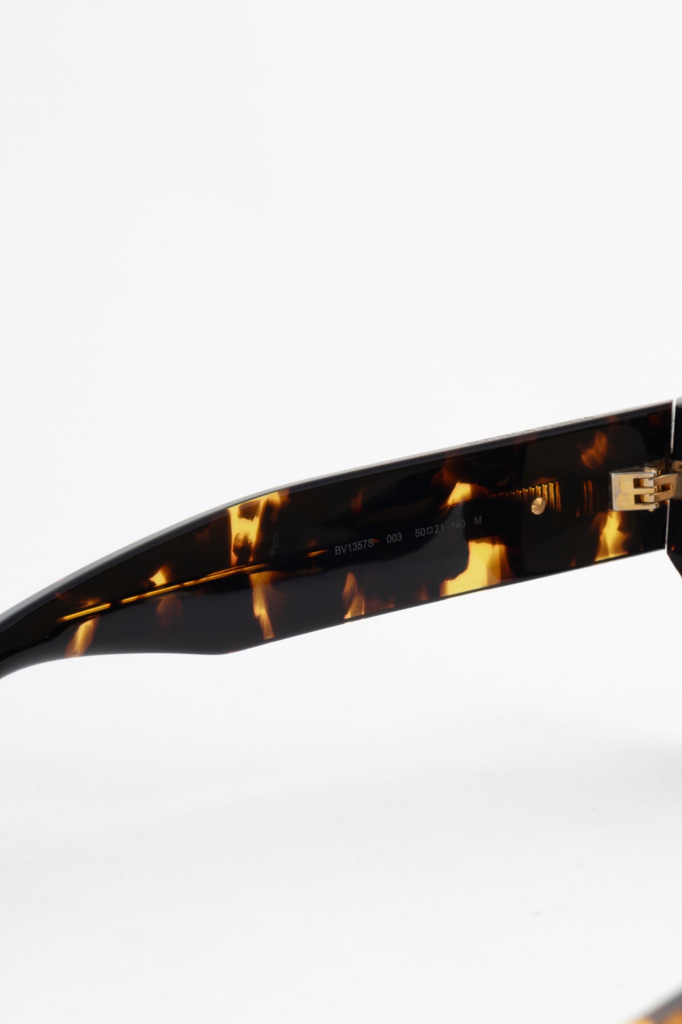 Bottega Veneta BV1357S Havana Tortoiseshell Oversized Square Sunglasses