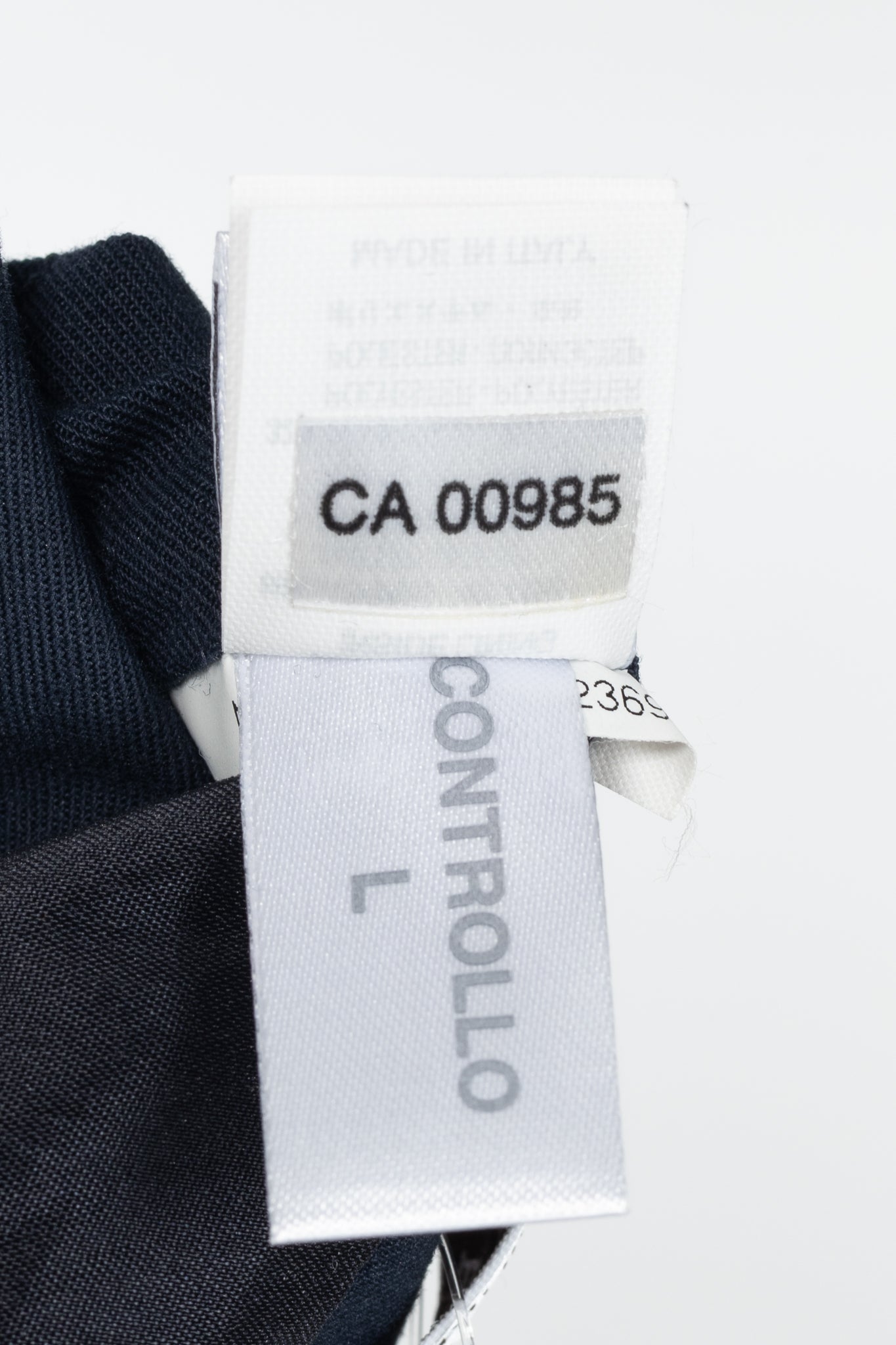 Brunello Cucinelli Navy Cotton Pencil Skirt
