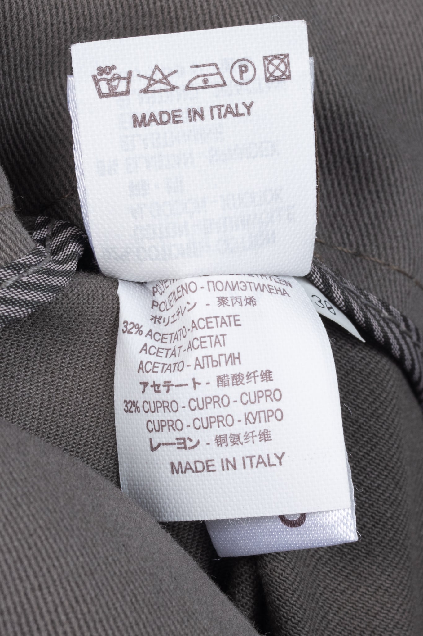 Brunello Cucinelli Taupe Grey Cotton-Twill Leggings