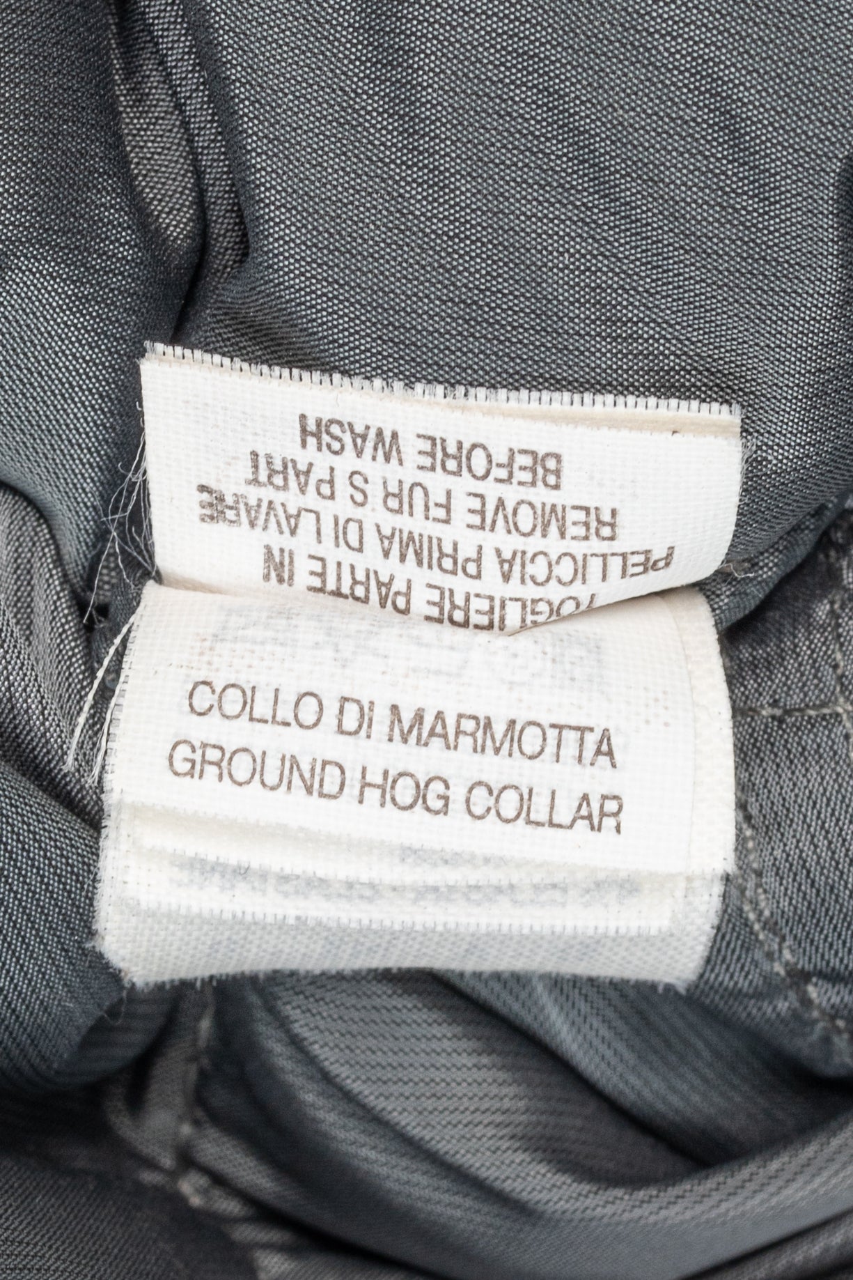 Brunello Cucinelli Grey Quilted Fur-Hood Cap-Sleeve Puffer Down Coat