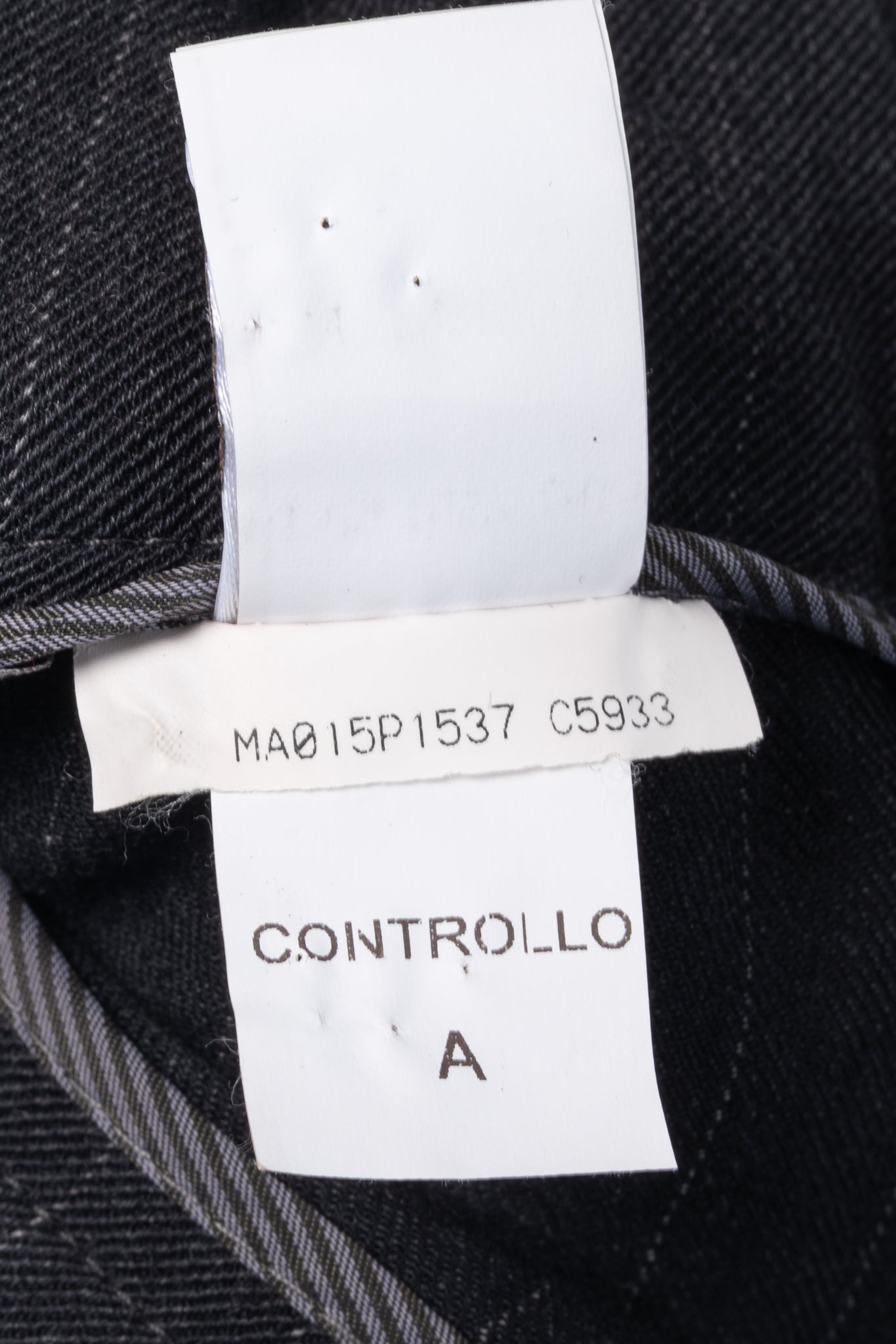 Brunello Cucinelli Grey Wool-Blend Pinstripe Knee-Detail Trousers