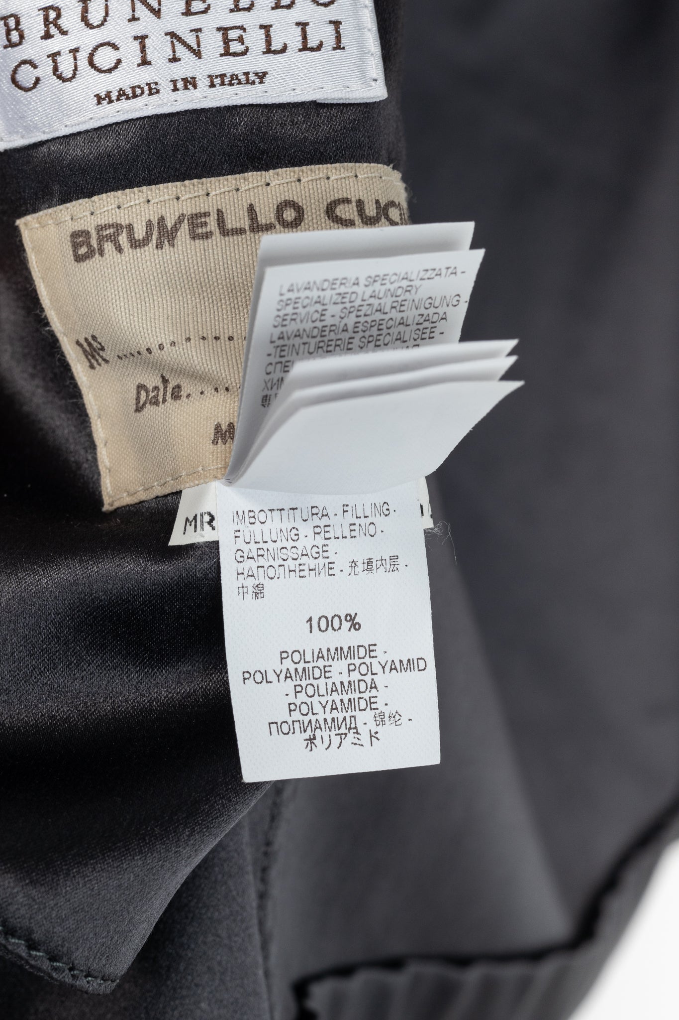 Brunello Cucinelli Taupe Suede Monili-Neck Jacket