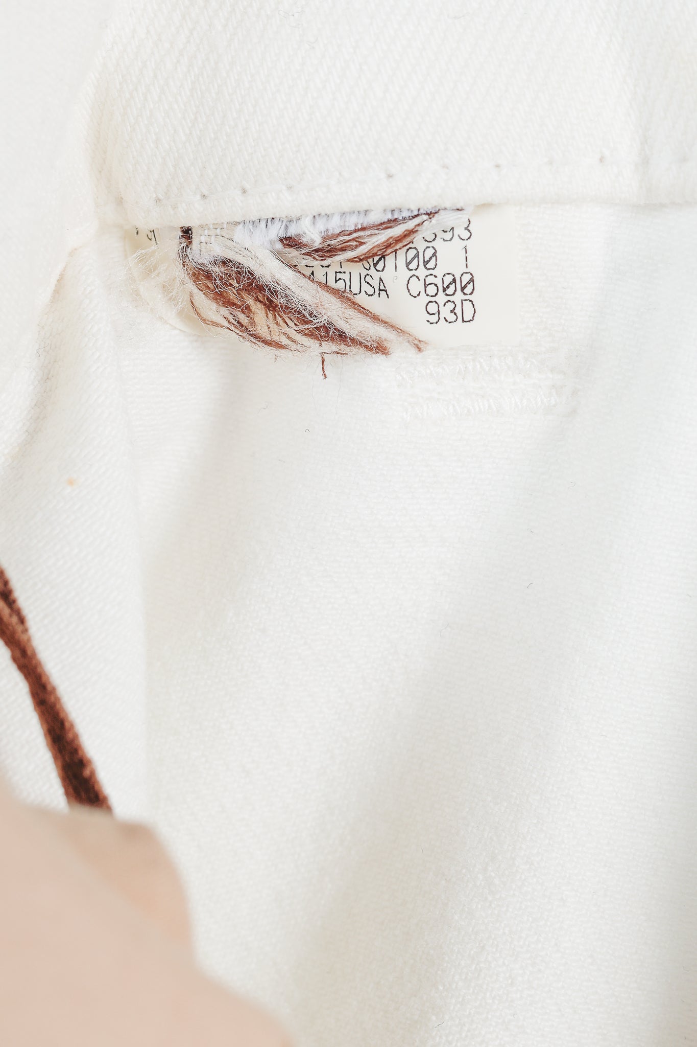 Brunello Cucinelli White Cotton Straight-Leg Jeans