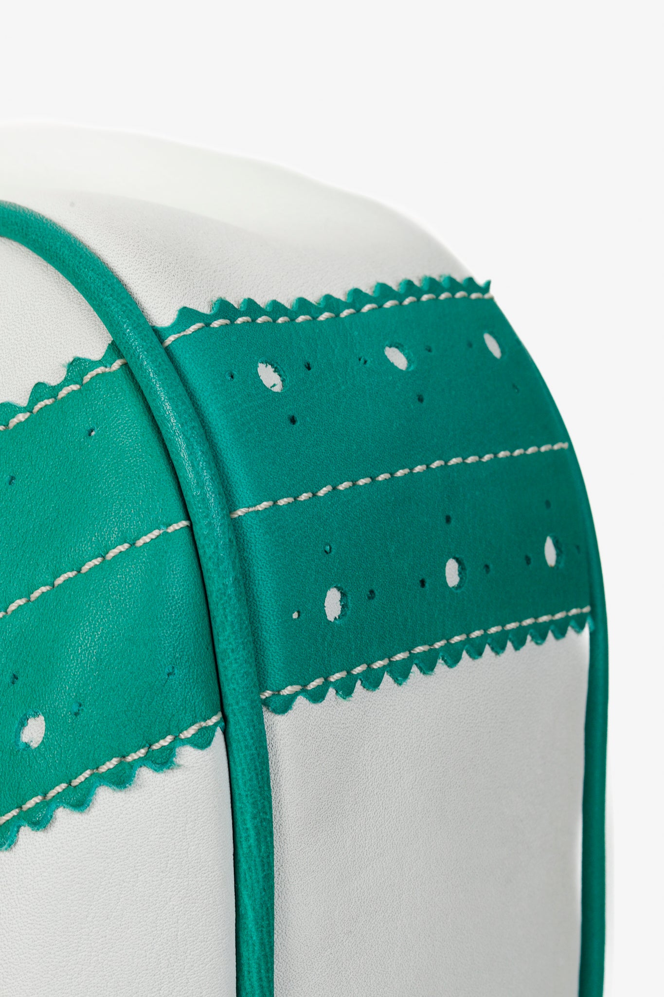 Burberry Shades of Green Vintage Brogue Hobo Shoulder Bag
