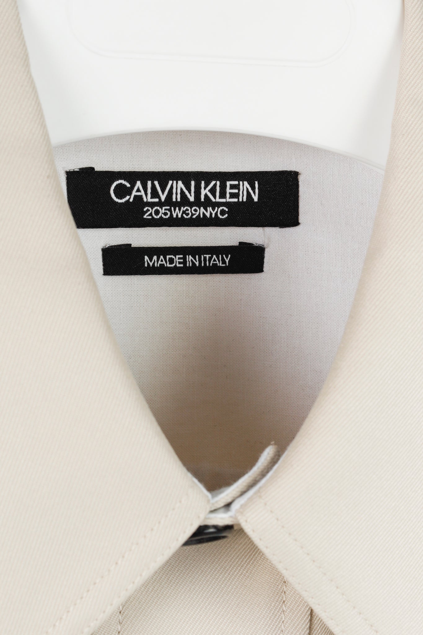 Calvin Klein 205W39NYC Raf Simons Teal Khaki Contrast Tactical Button Up