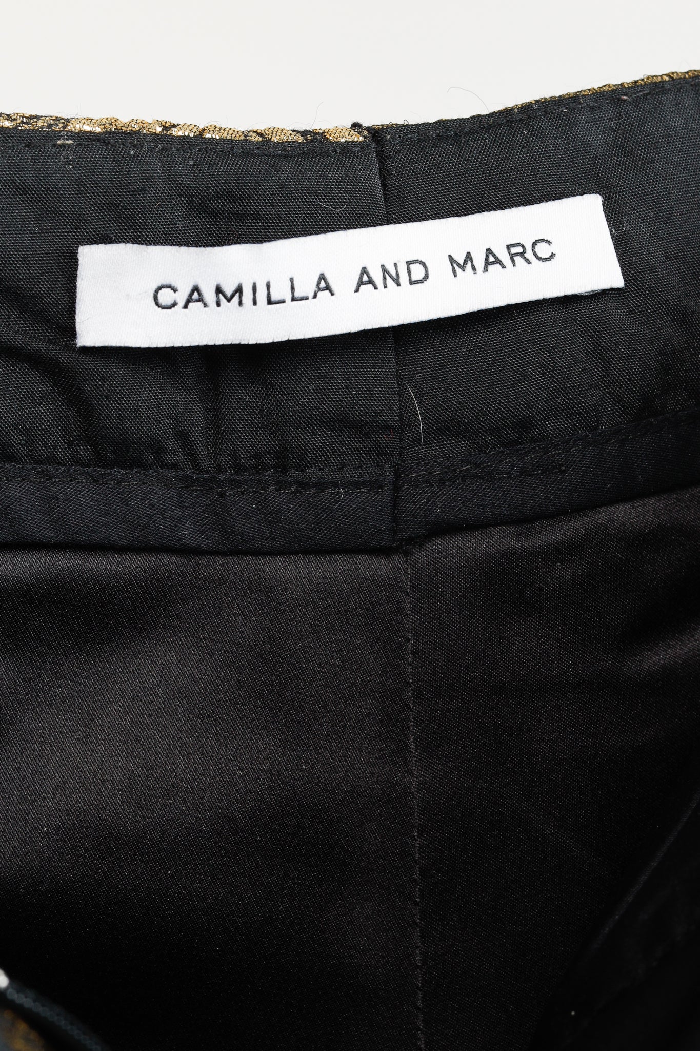 Camilla and Marc Sublime Gold Brocade Jacquard Pants