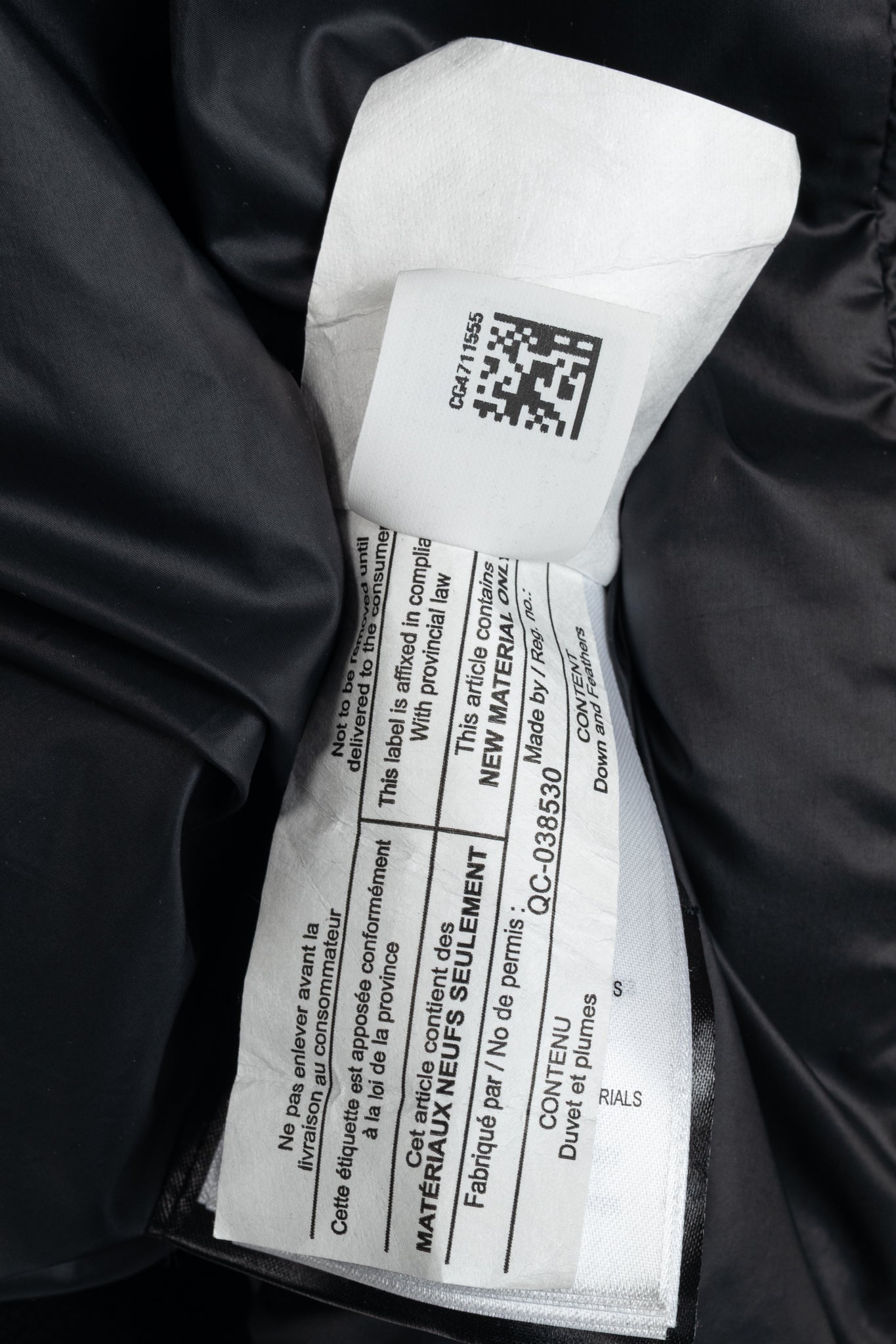 Canada Goose Cabri Blue Free Form Camo Quilted Hooded Down Jacket