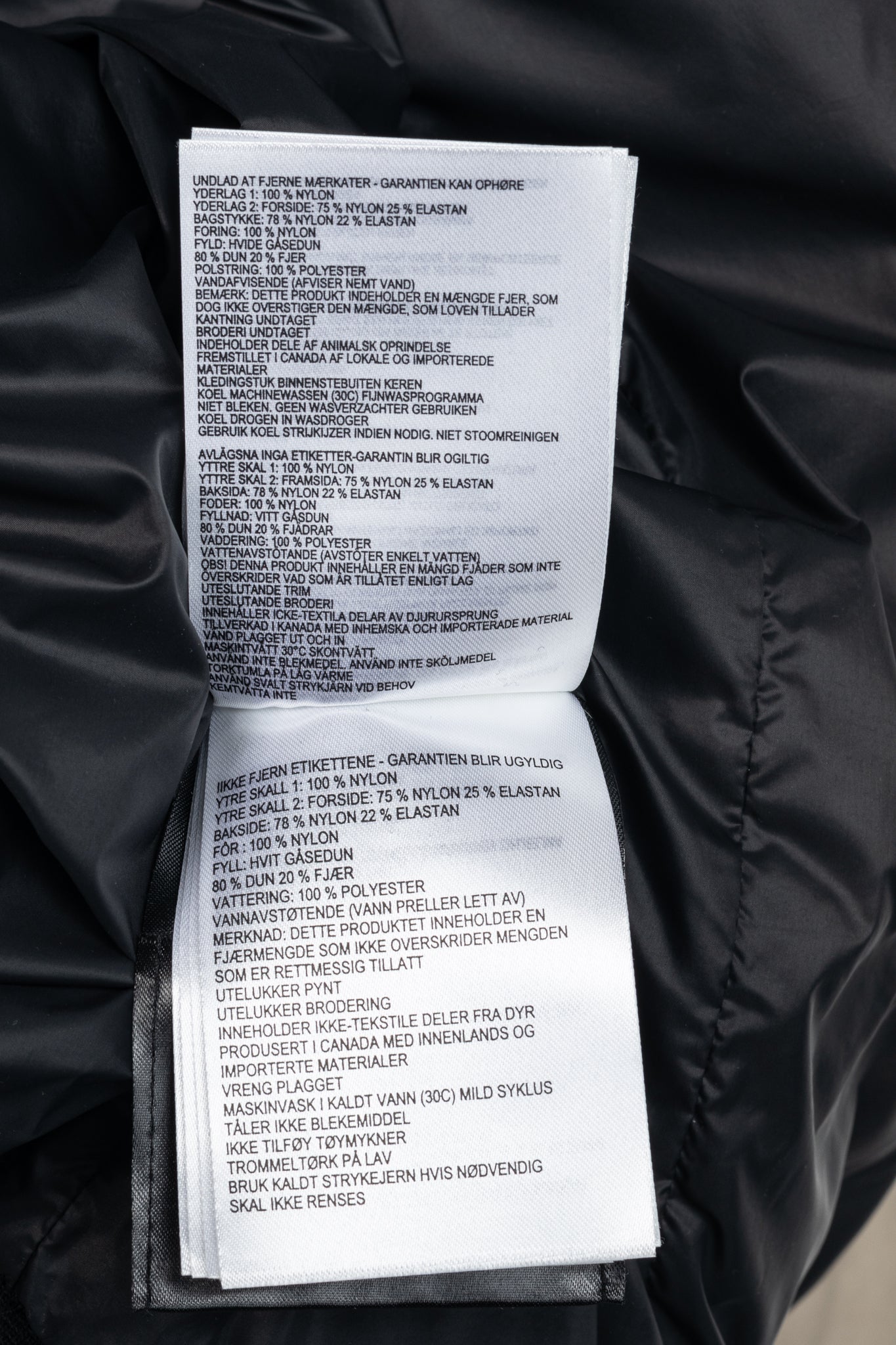 Canada Goose Cabri Blue Free Form Camo Quilted Hooded Down Jacket