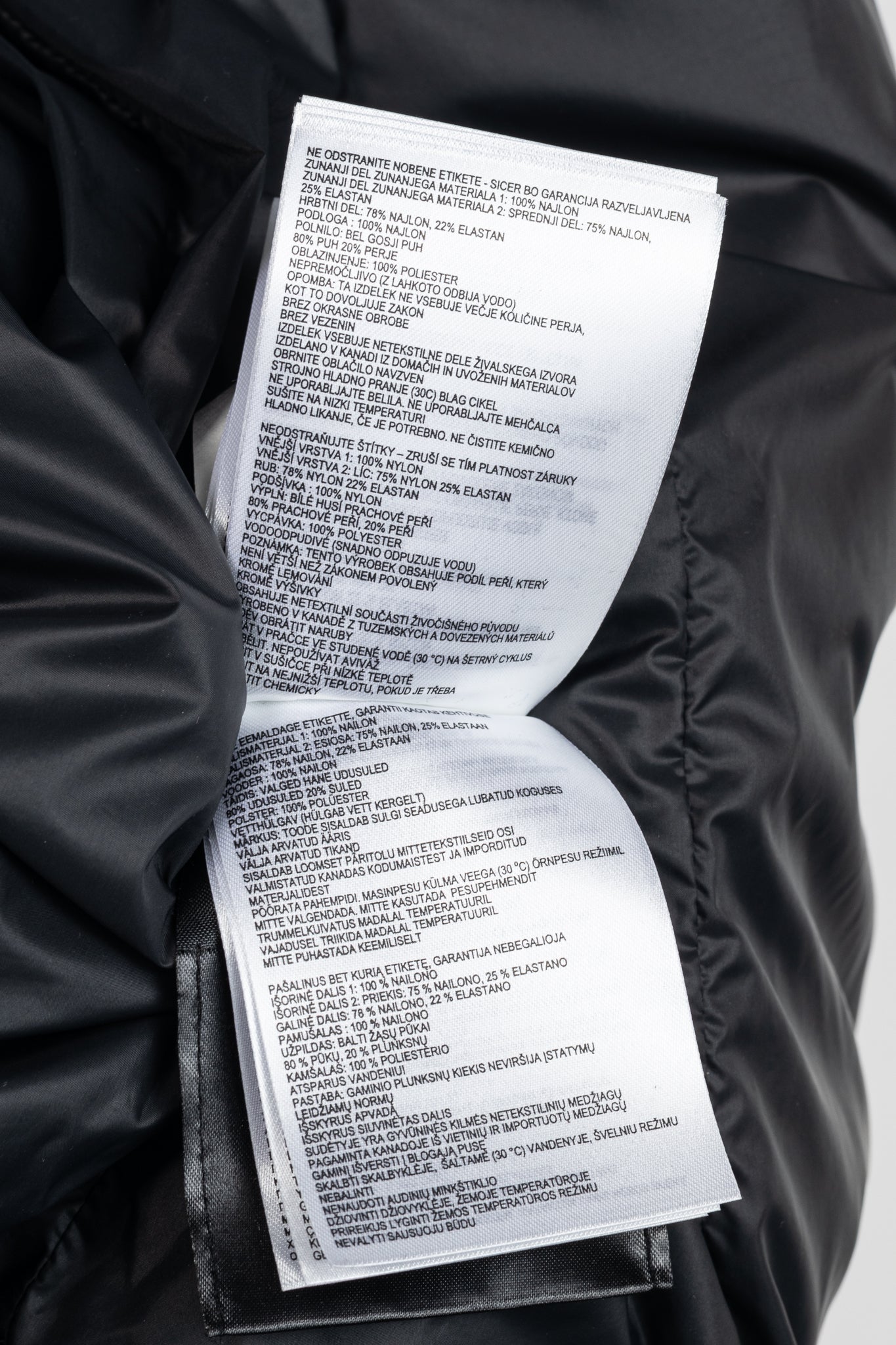 Canada Goose Cabri Blue Free Form Camo Quilted Hooded Down Jacket