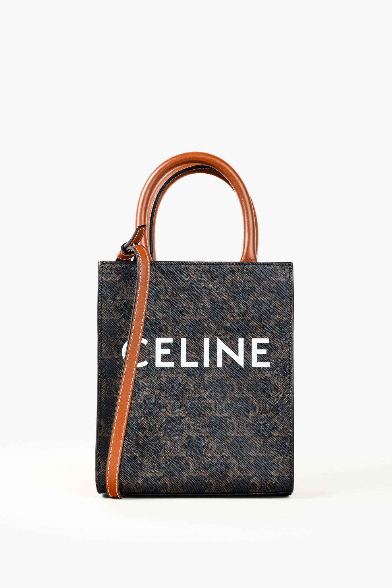 CELINE Vertical Cabas Mini Shoulder Bag