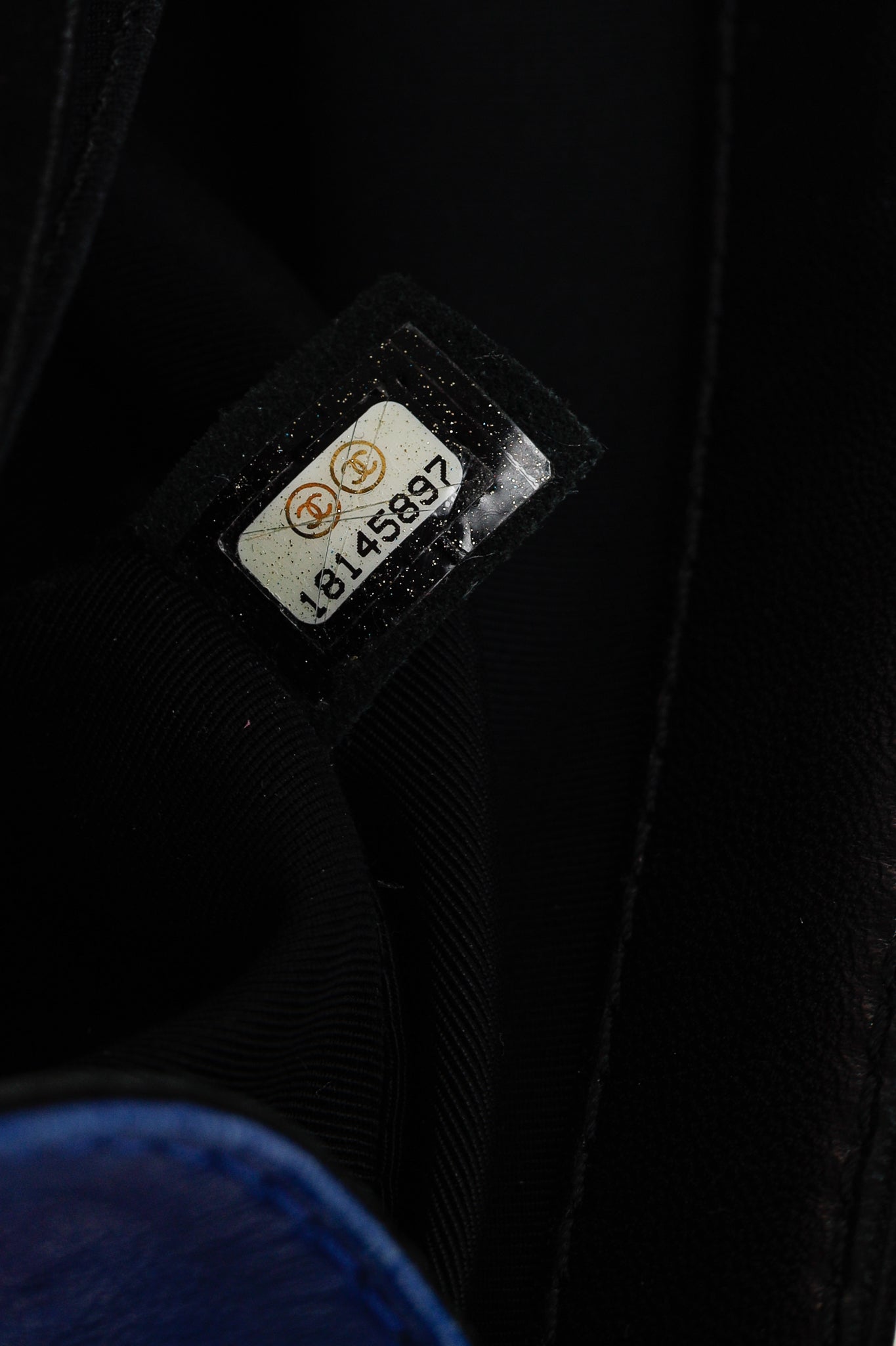 Chanel Medium Boy Blue Bicolour Quilted Flap Shoulder Bag