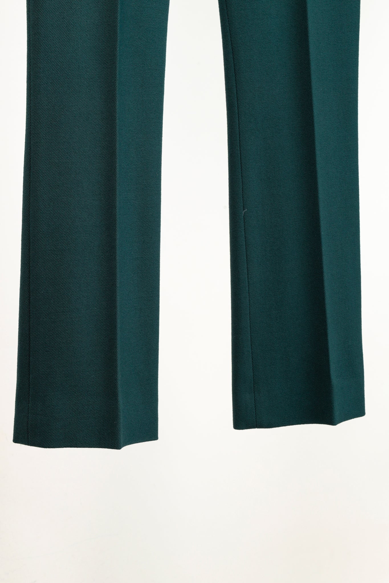 Chloe AW/17 Lightless Green Wool Trouser Pants