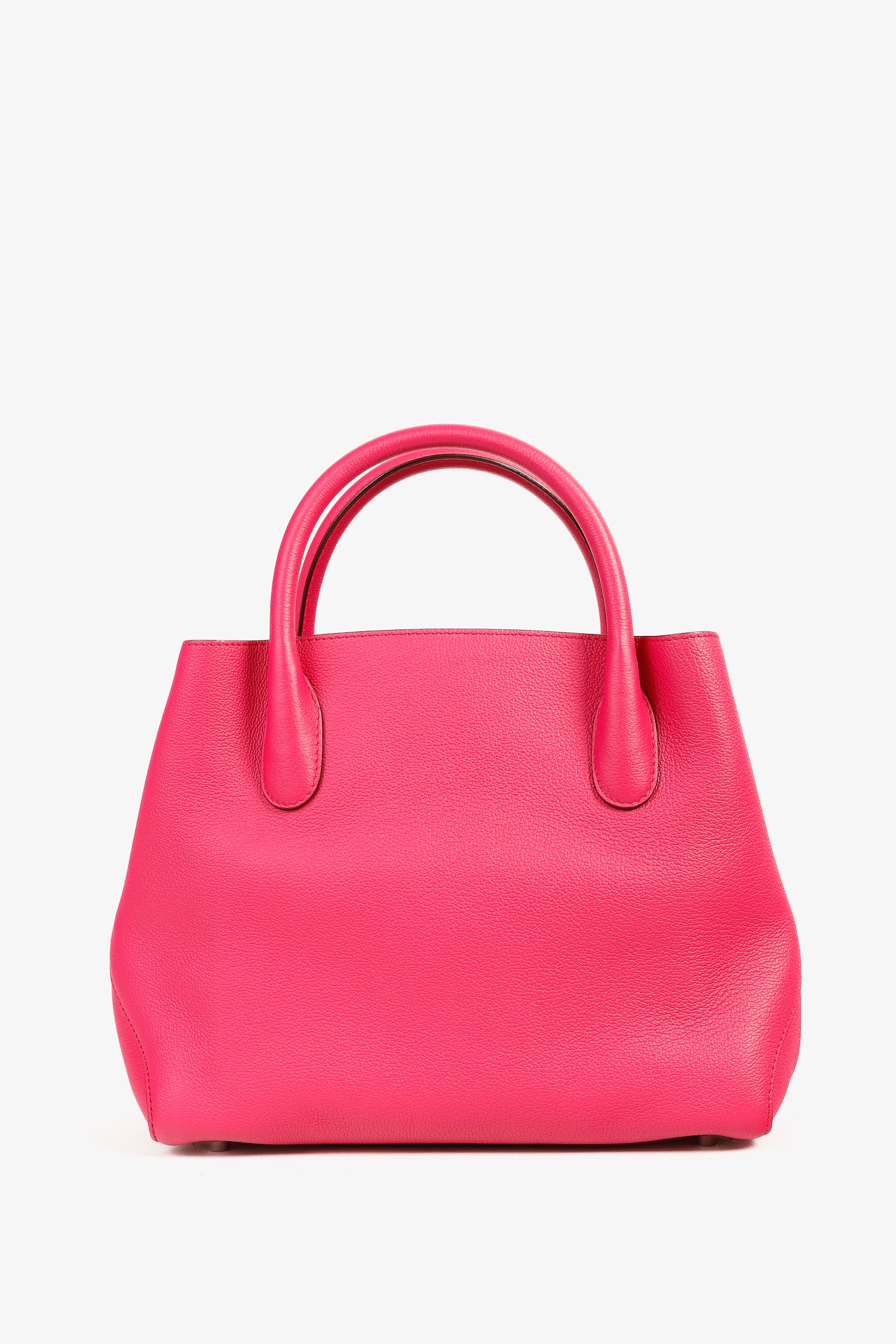 Christian Dior Open Bar Small Pink Supple Grained Calfskin Leather Tote
