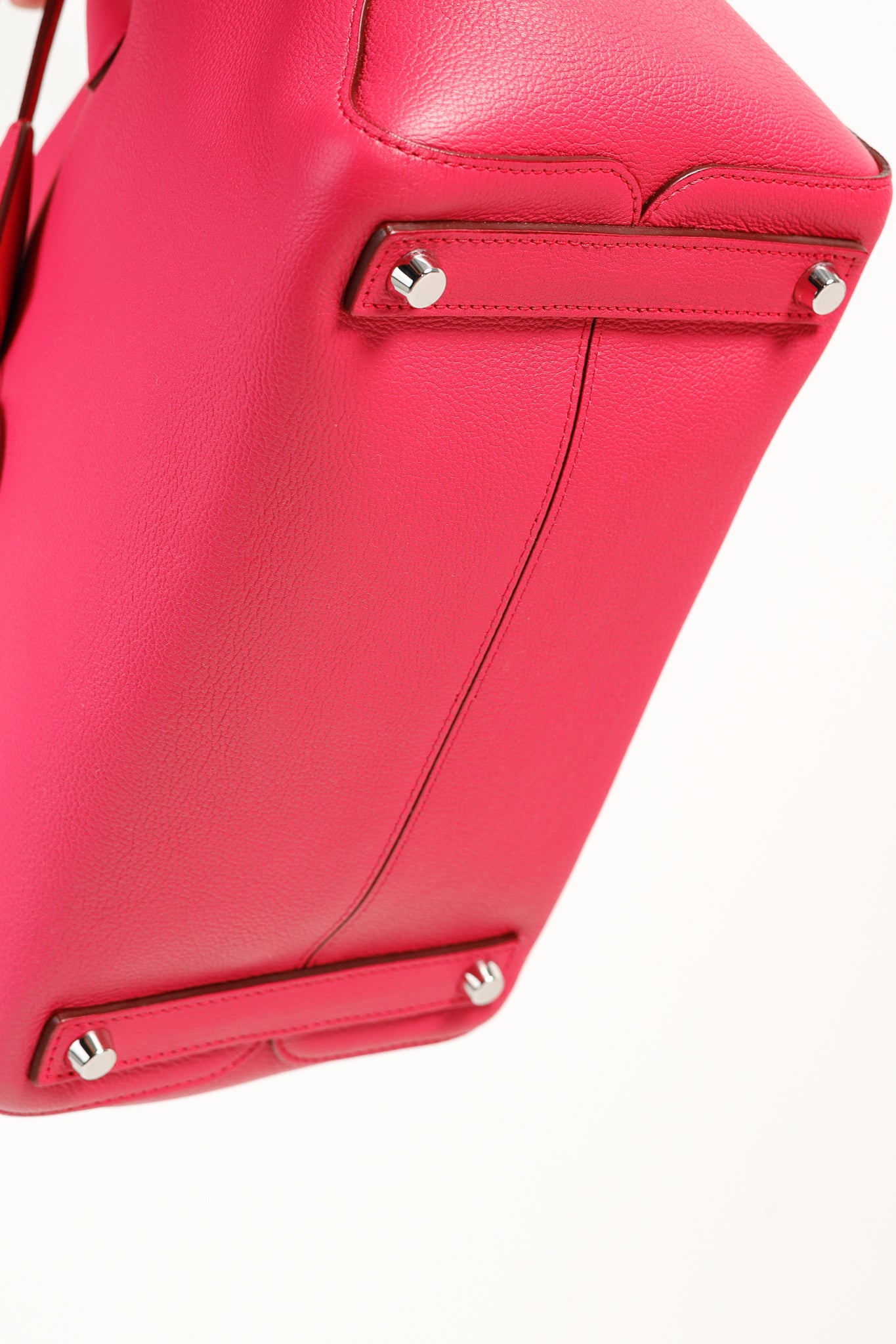 Christian Dior Open Bar Small Pink Supple Grained Calfskin Leather Tote