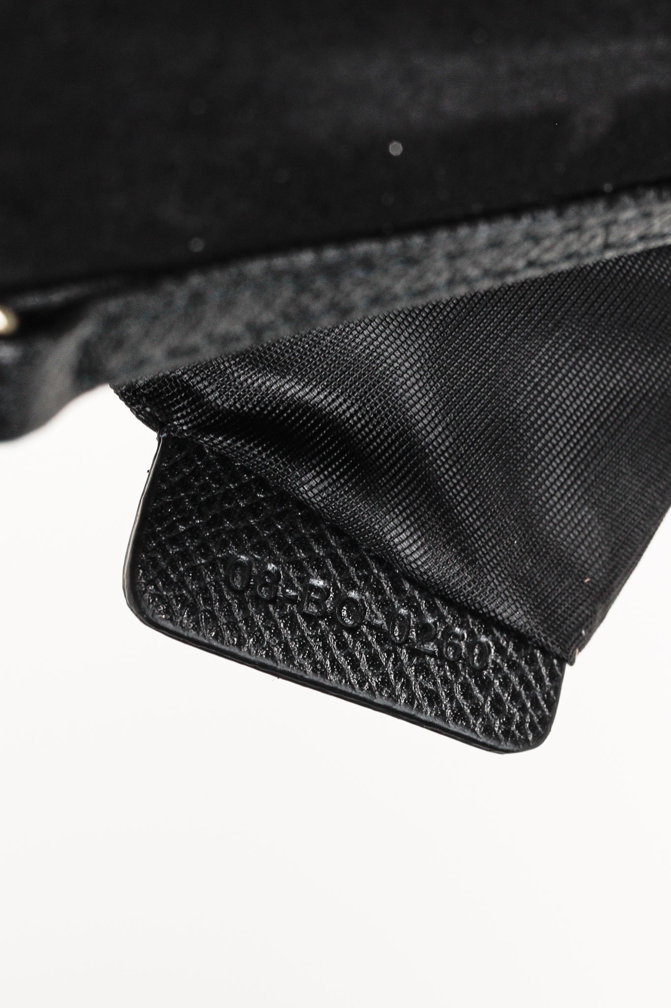 Christian Dior 30 Montaigne Black Leather 2-in-1 Pouch