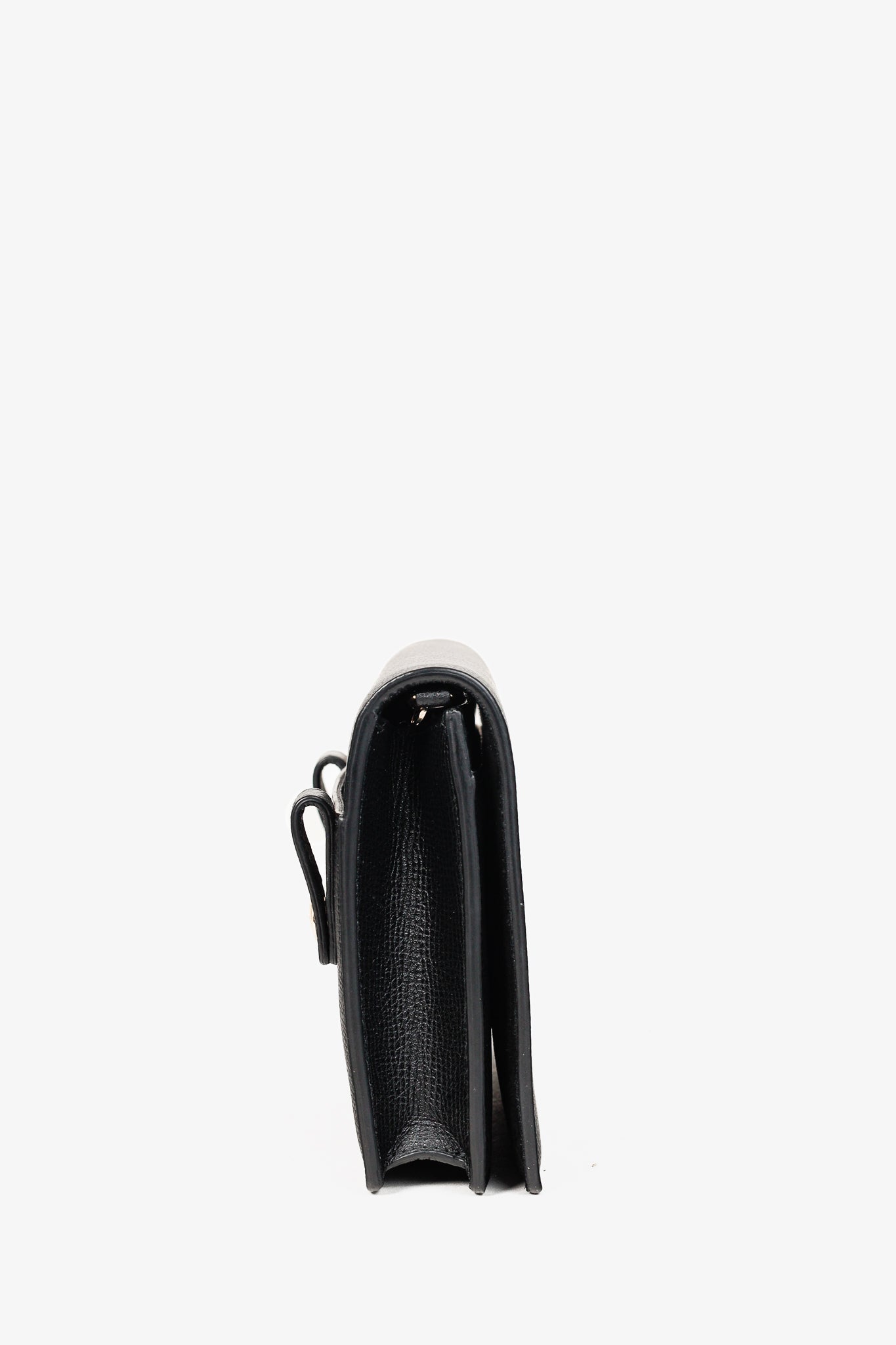 Christian Dior 30 Montaigne Black Leather 2-in-1 Pouch