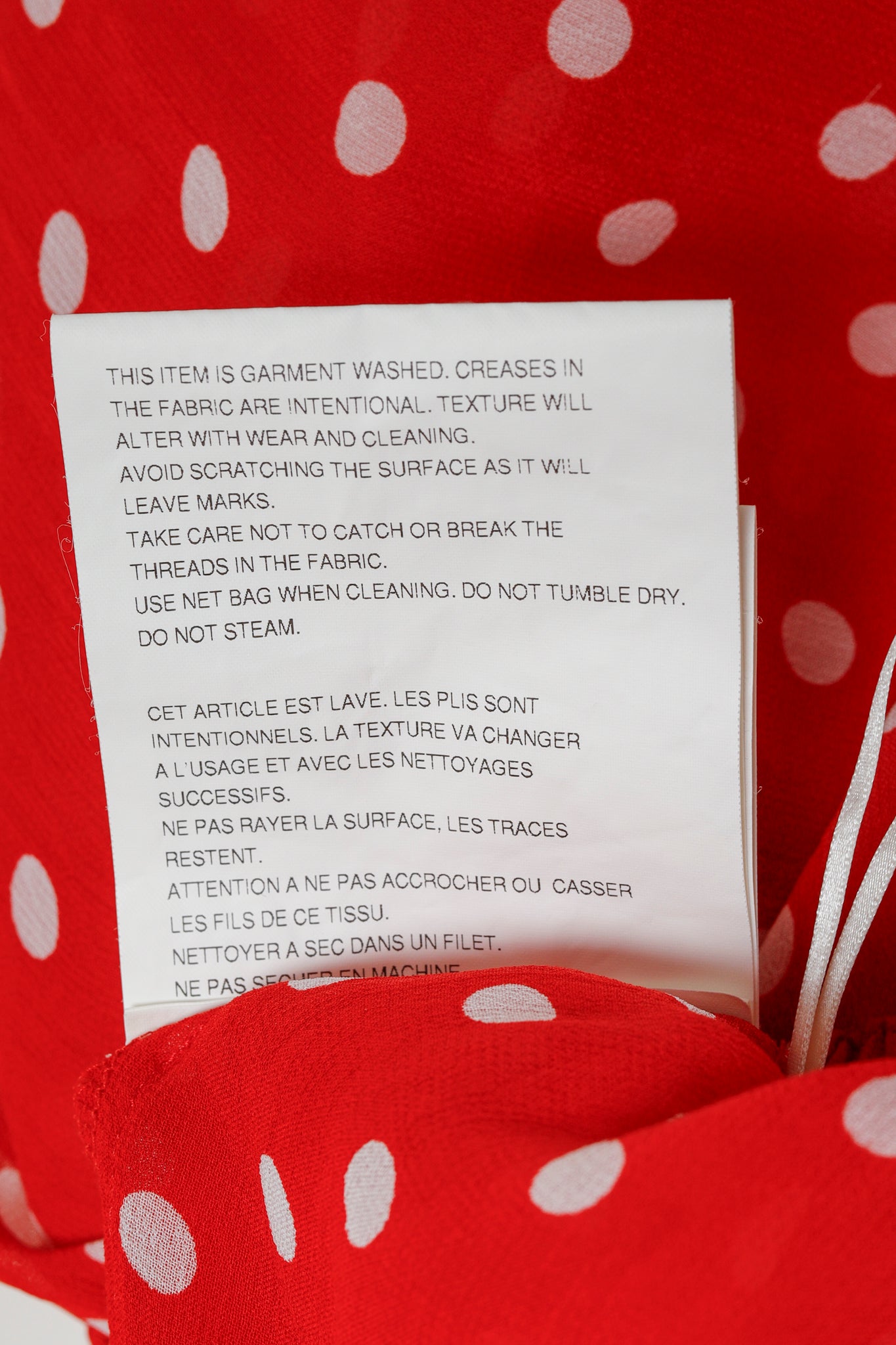 Comme Des Garçons SS/13 Red Polka Dot Culottes Shorts