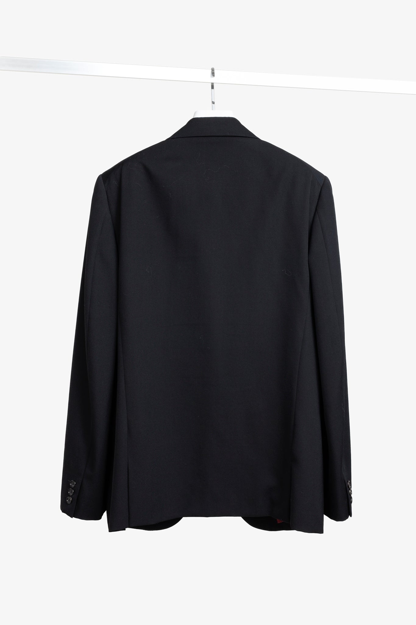 Comme Des Garcons Homme Plus 2017 Black Blazer Multi-Colour Lining