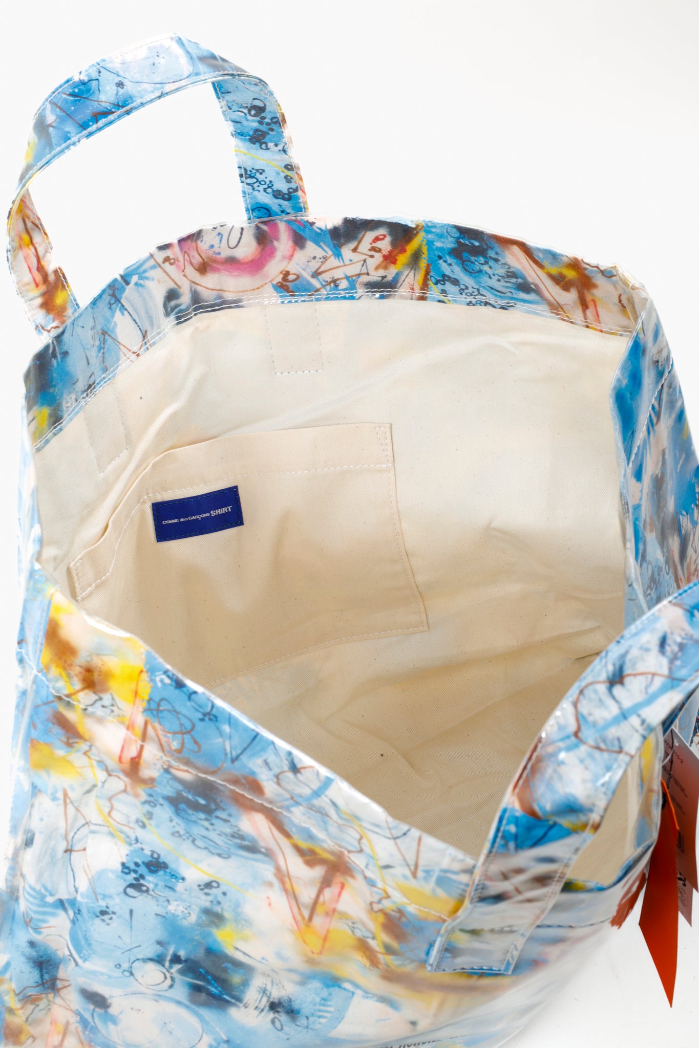 Comme des Garçons Multicolor Futura Tote Bag