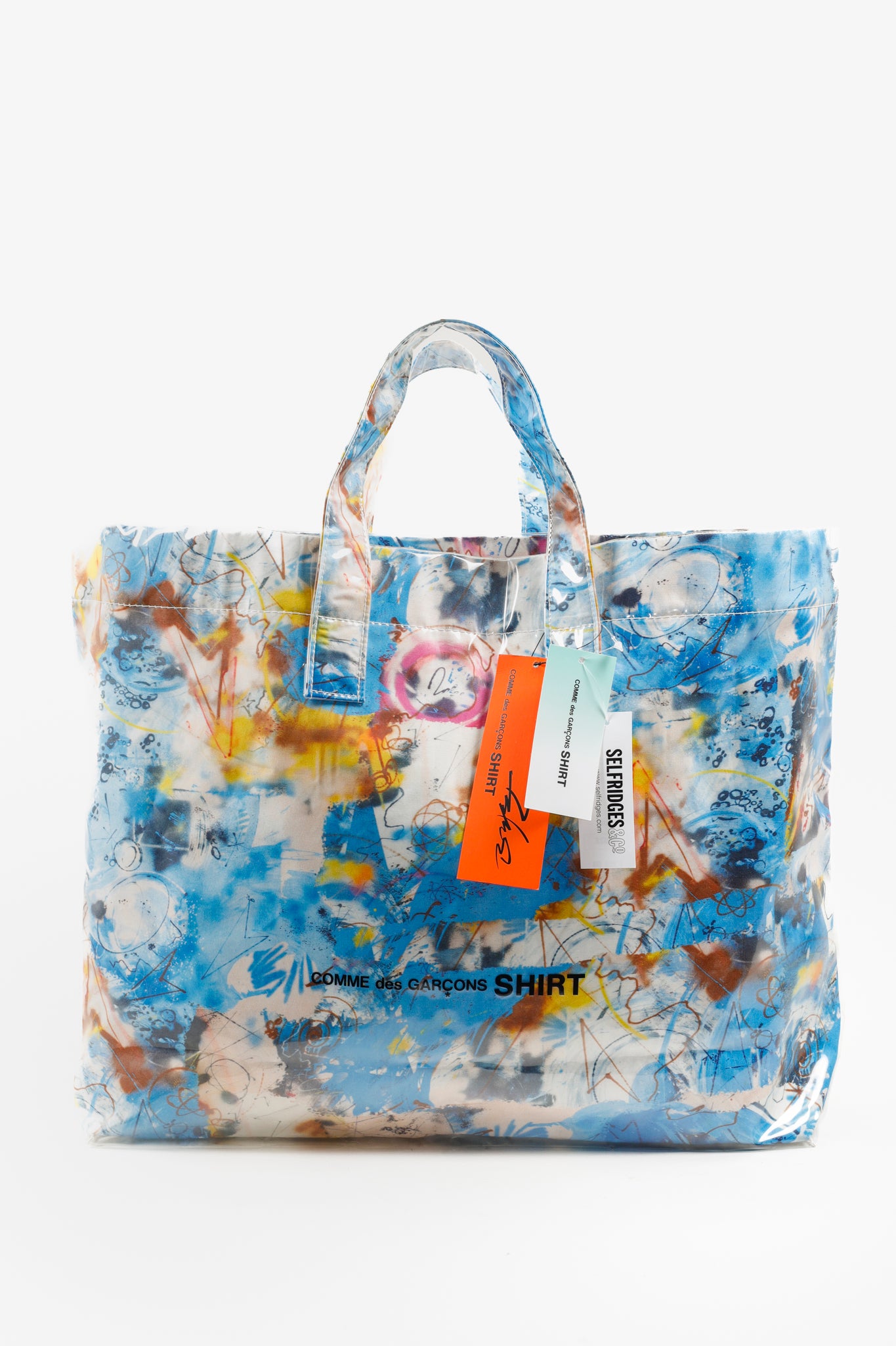 Comme des Garçons Multicolor Futura Tote Bag