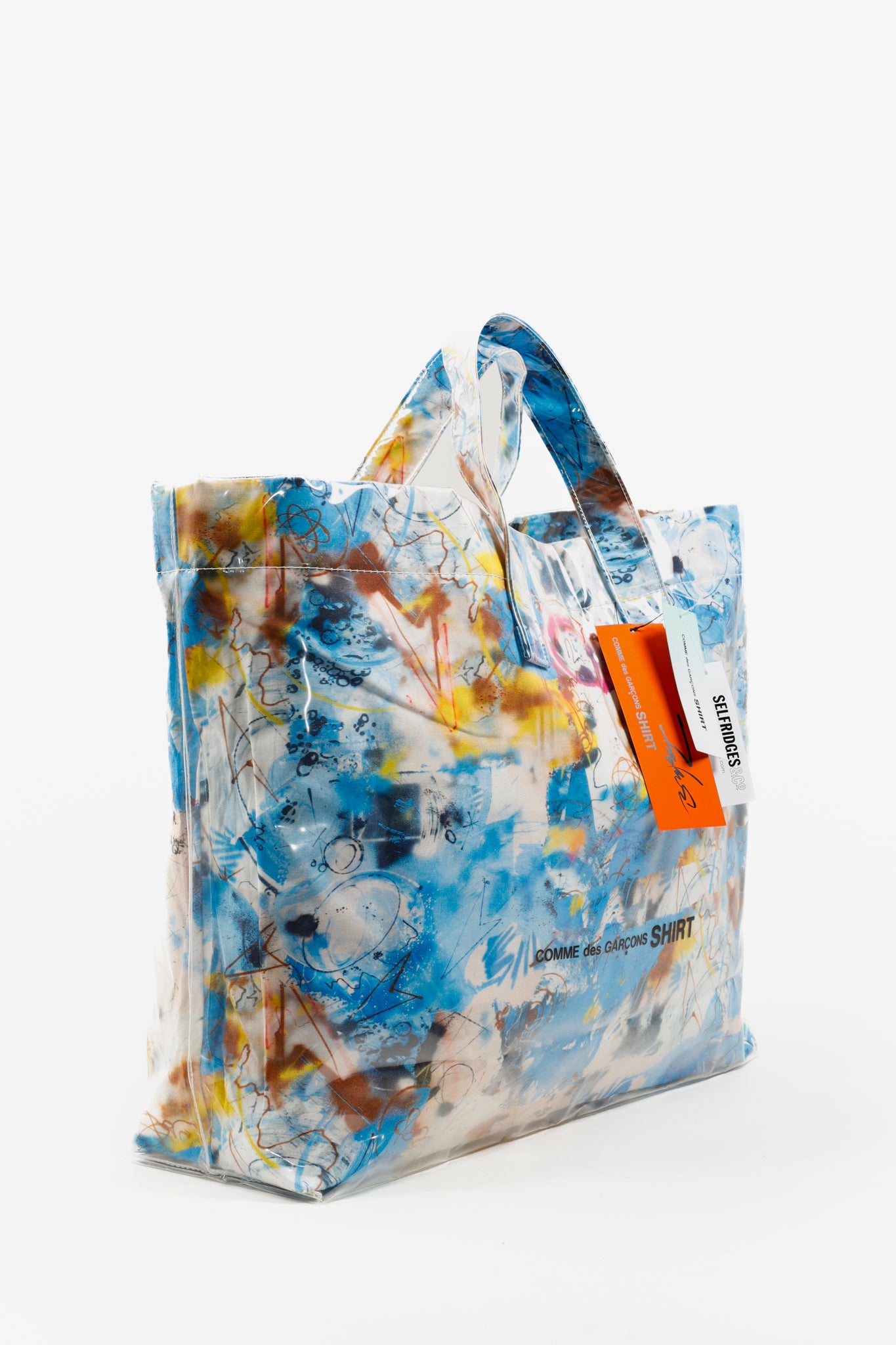Comme des Garçons Multicolor Futura Tote Bag