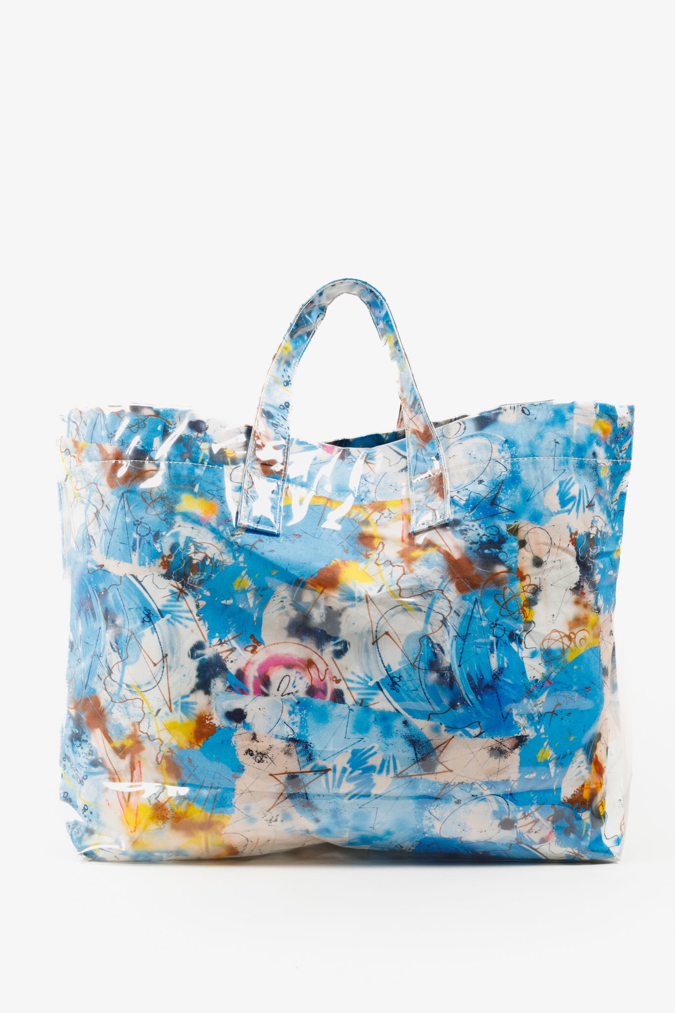 Comme des Garçons Multicolor Futura Tote Bag