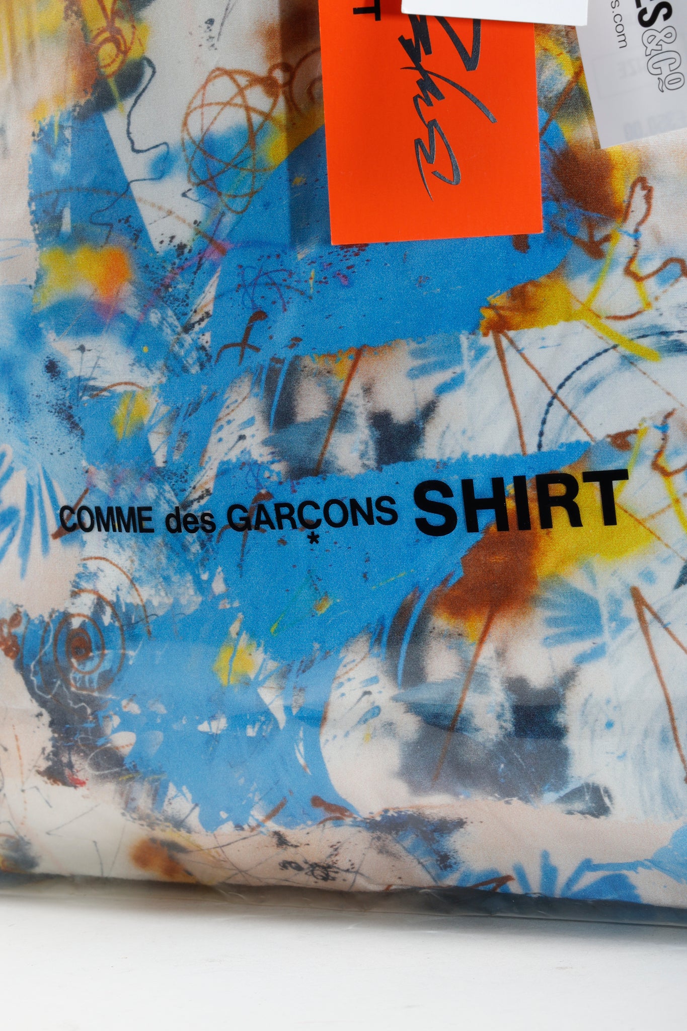 Comme des Garçons Multicolor Futura Tote Bag