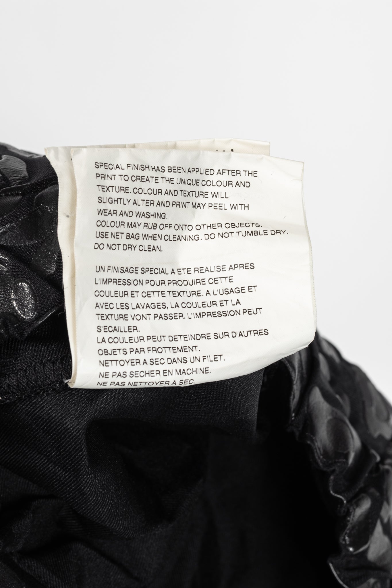 BLACK Comme des Garcons Black Leopard-Twill Balloon Shorts