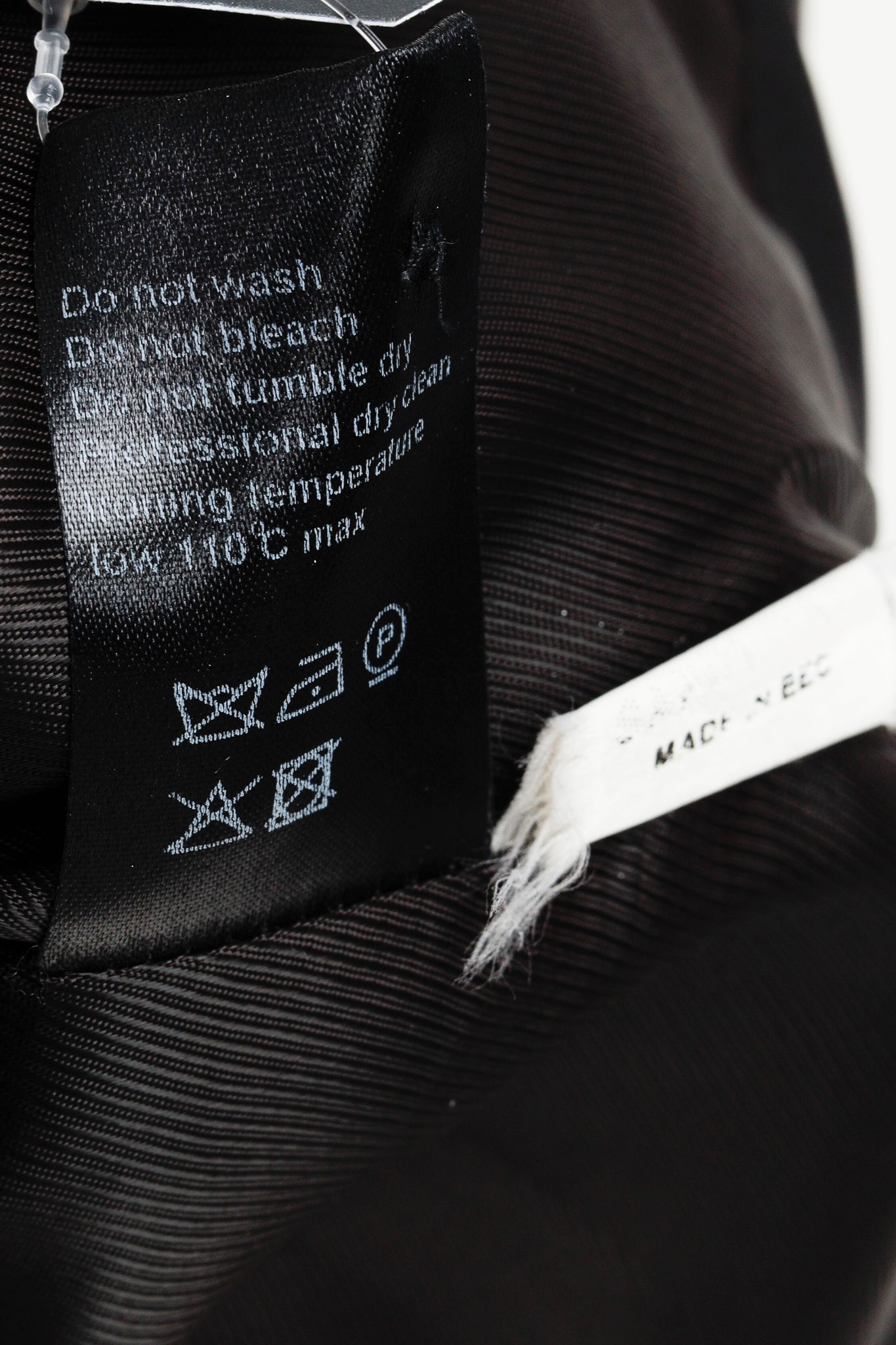 Crea Concept Black Padded Knit-Collar Jacket